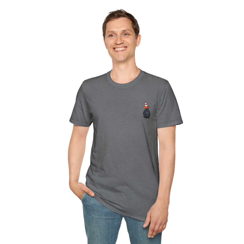Copy of Boston Skyline Tee — Playful Traffic Cone Graphic (Boston & Scotland Fans)