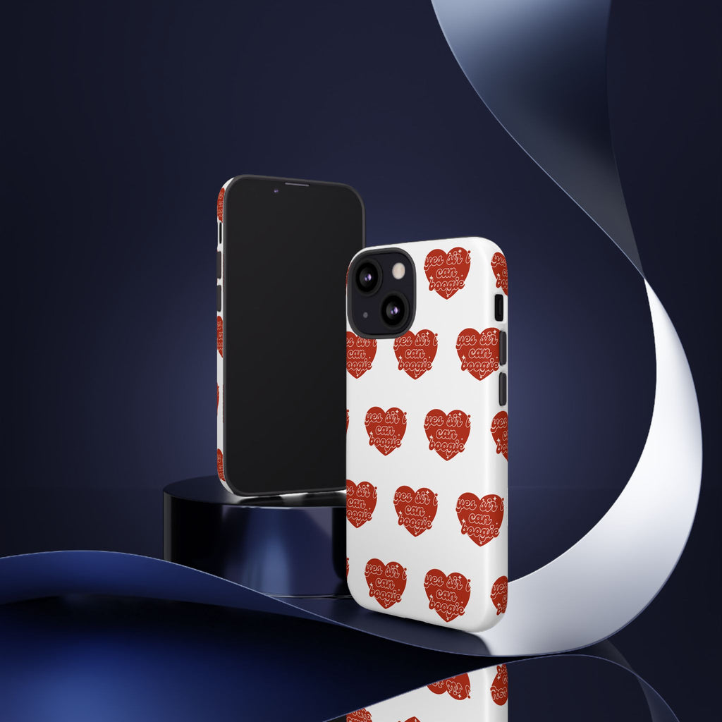 Yes Sir I Can Boogie heart pattern Phone Case | iPhone Samsung protective case