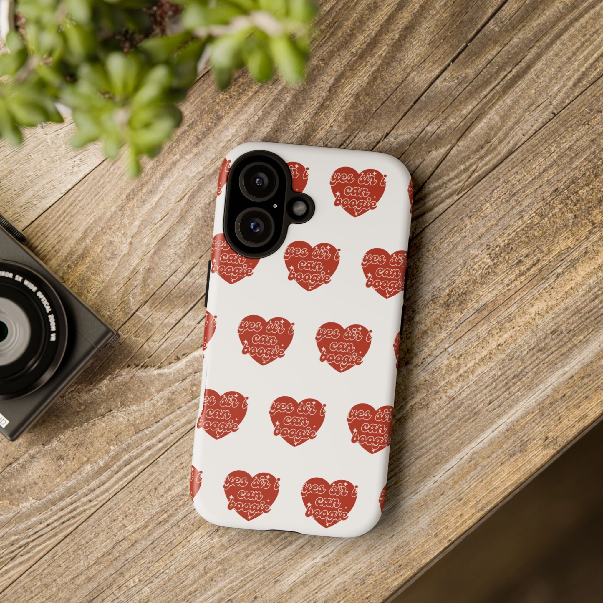 Yes Sir I Can Boogie heart pattern Phone Case | iPhone Samsung protective case