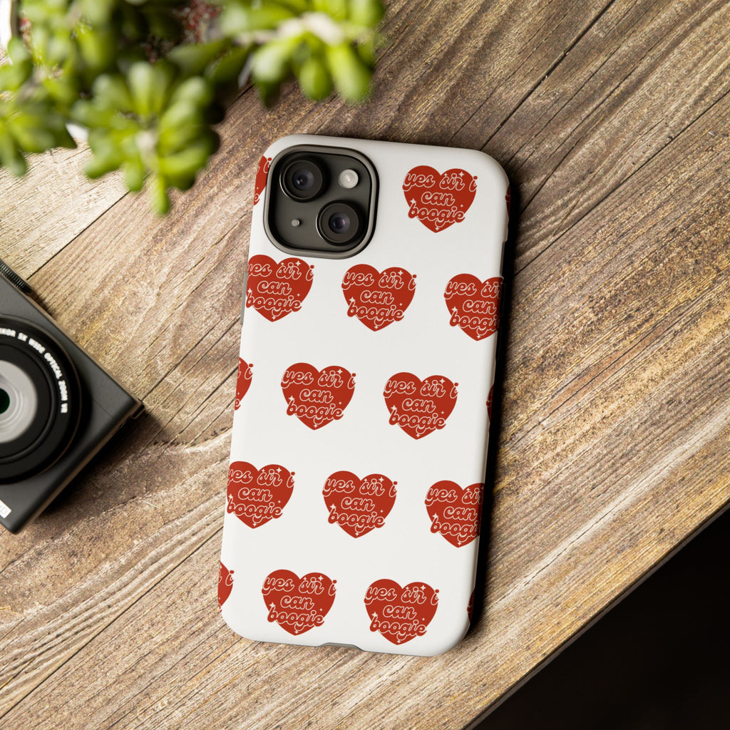 Yes Sir I Can Boogie heart pattern Phone Case | iPhone Samsung protective case