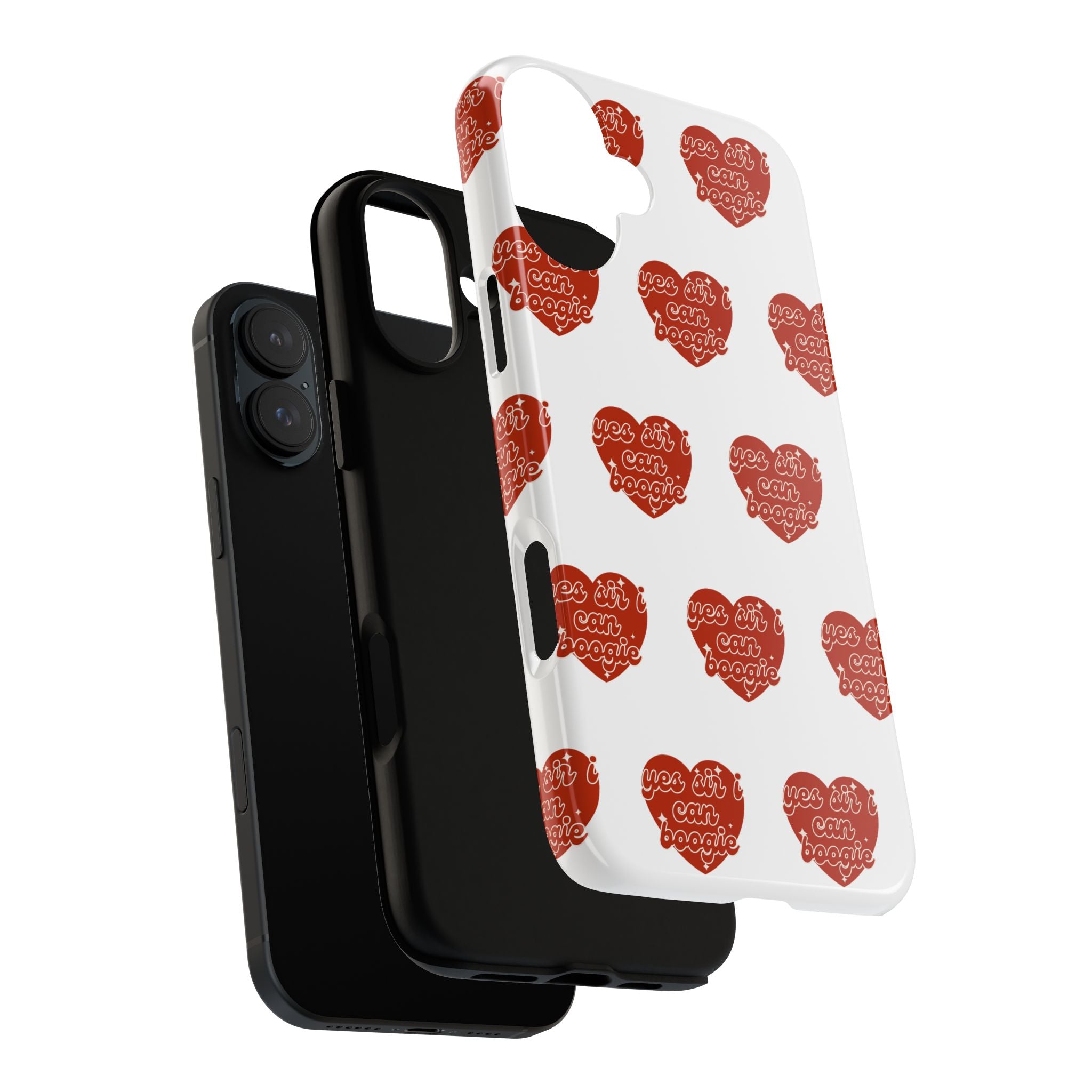 Yes Sir I Can Boogie heart pattern Phone Case | iPhone Samsung protective case