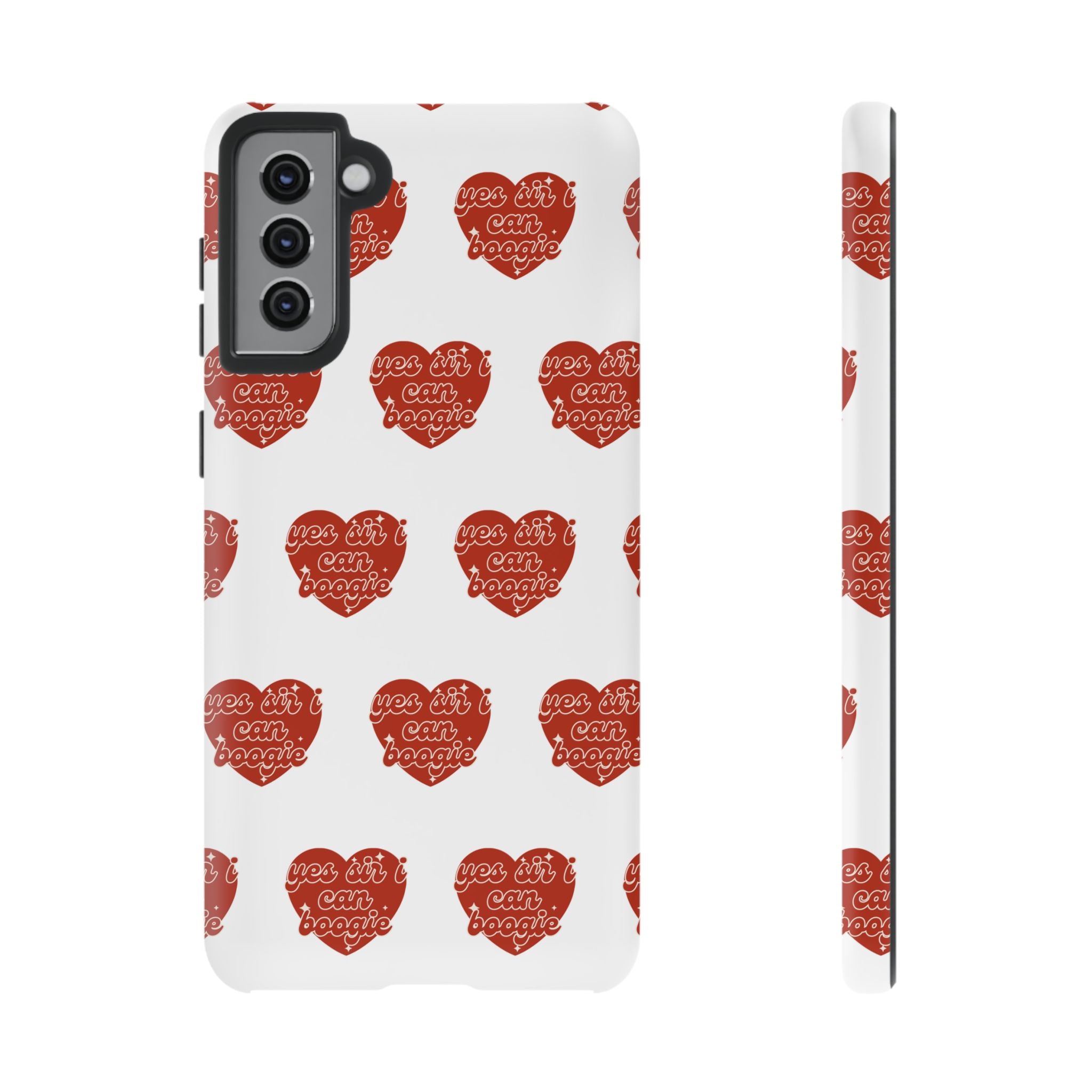 Yes Sir I Can Boogie heart pattern Phone Case | iPhone Samsung protective case