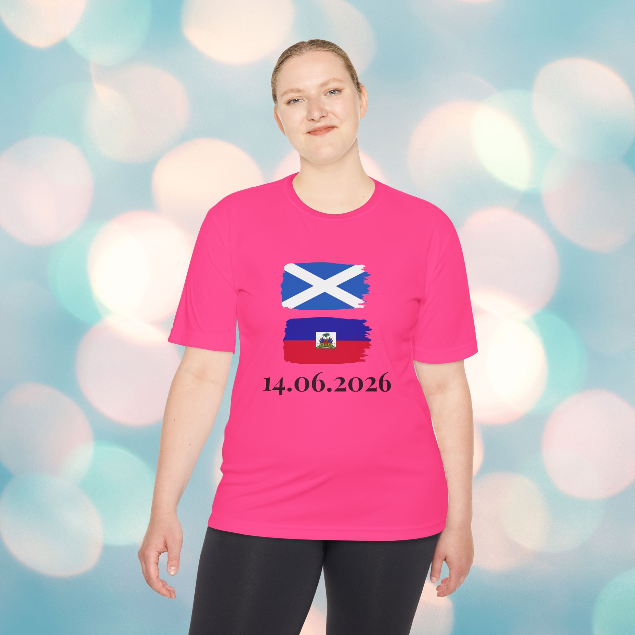 Scotland vs Haiti World Cup Tee — Match Date Comfy Soccer Shirt
