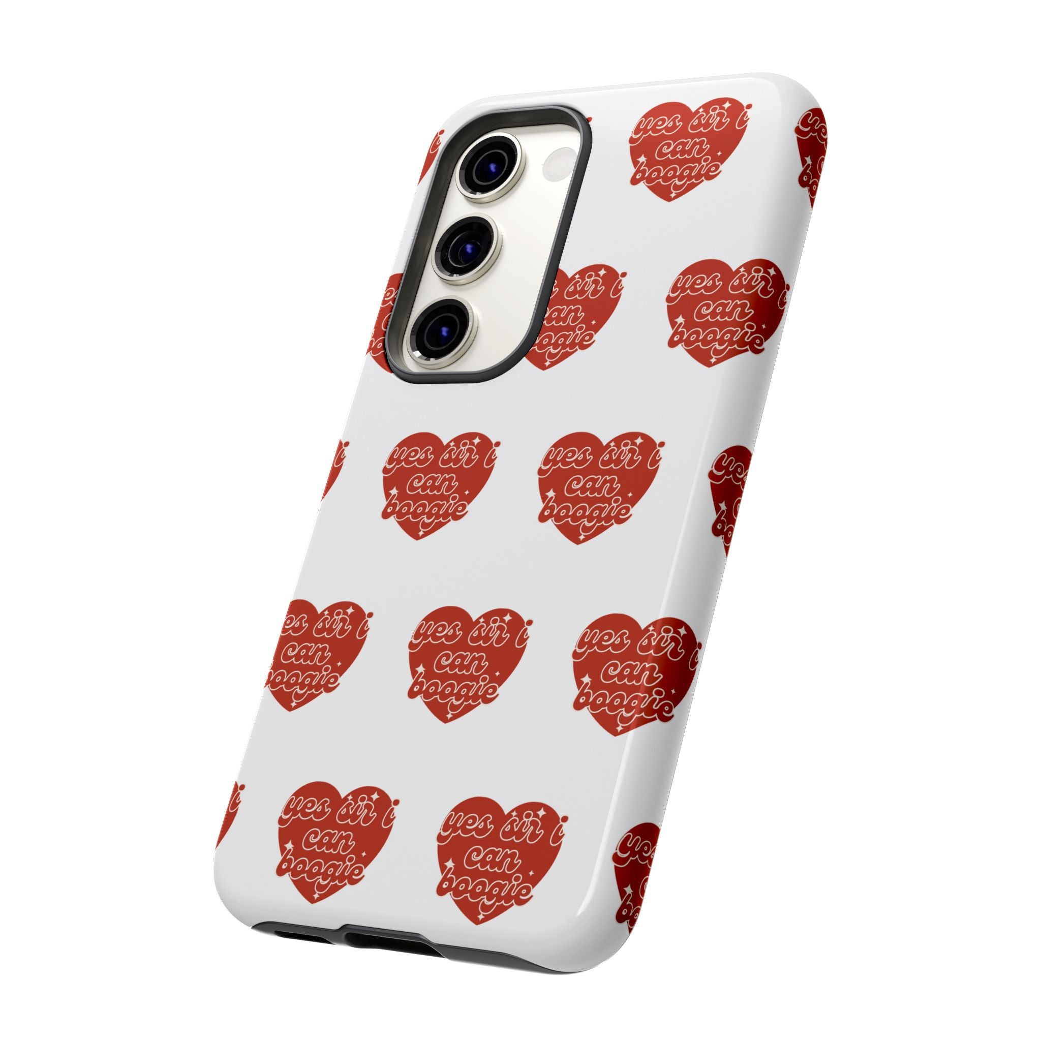 Yes Sir I Can Boogie heart pattern Phone Case | iPhone Samsung protective case
