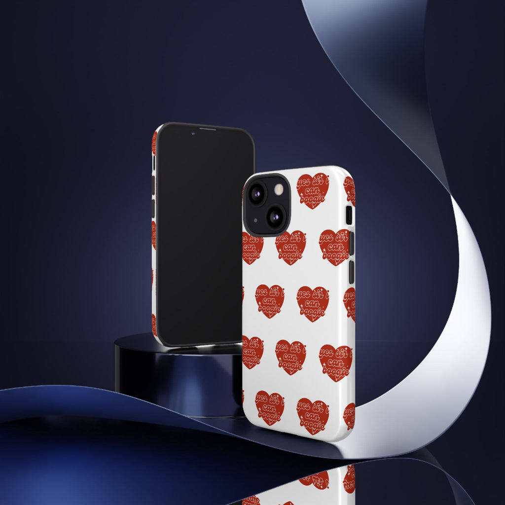 Yes Sir I Can Boogie heart pattern Phone Case | iPhone Samsung protective case