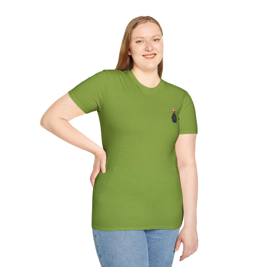 Copy of Boston Skyline Tee — Playful Traffic Cone Graphic (Boston & Scotland Fans)