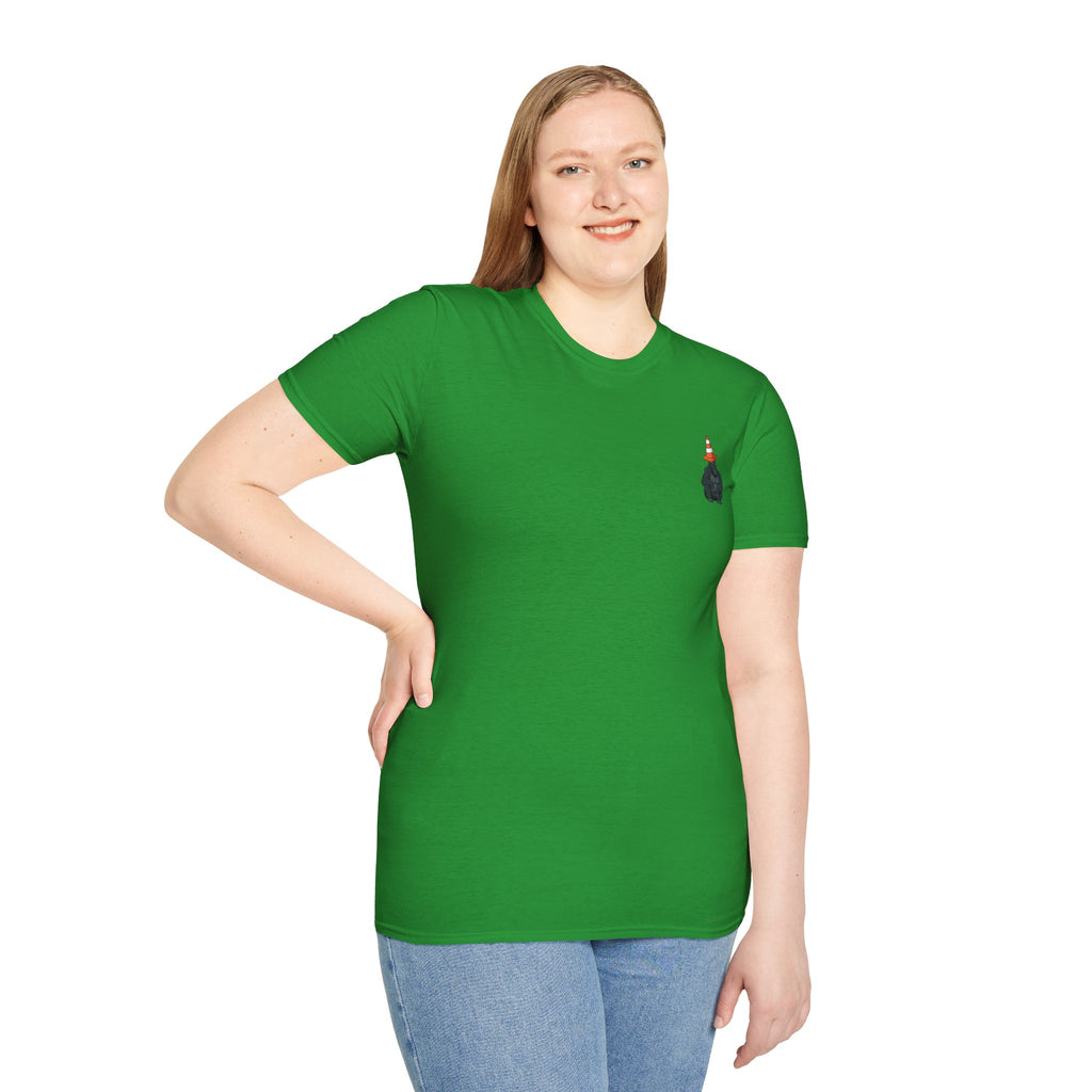 Copy of Boston Skyline Tee — Playful Traffic Cone Graphic (Boston & Scotland Fans)