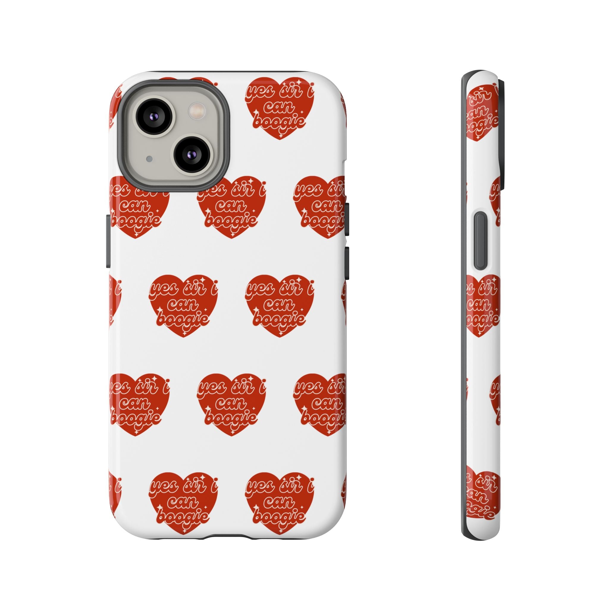 Yes Sir I Can Boogie heart pattern Phone Case | iPhone Samsung protective case