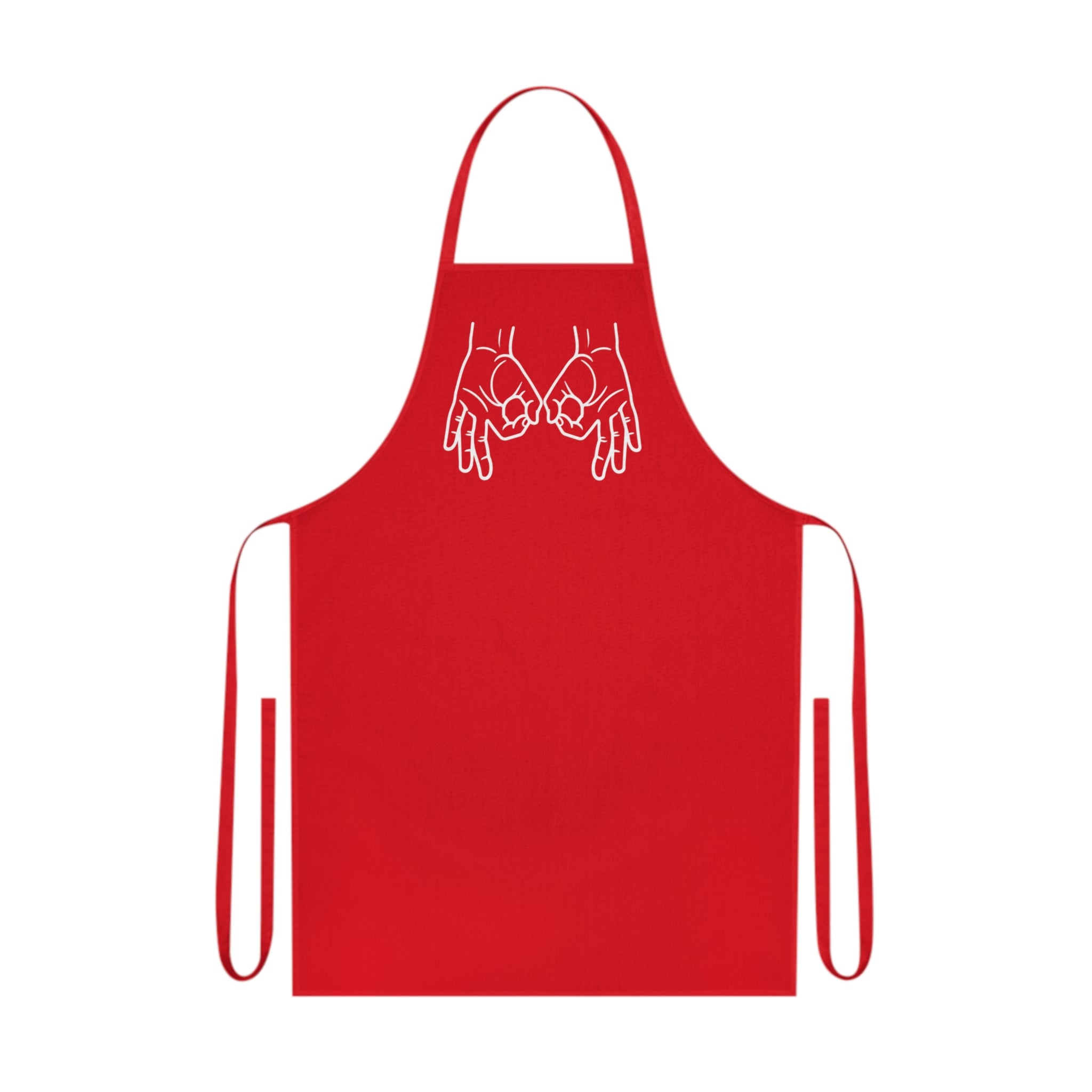 Scottish Football Celebration Cotton Apron — Fun Soccer Kitchen Apron