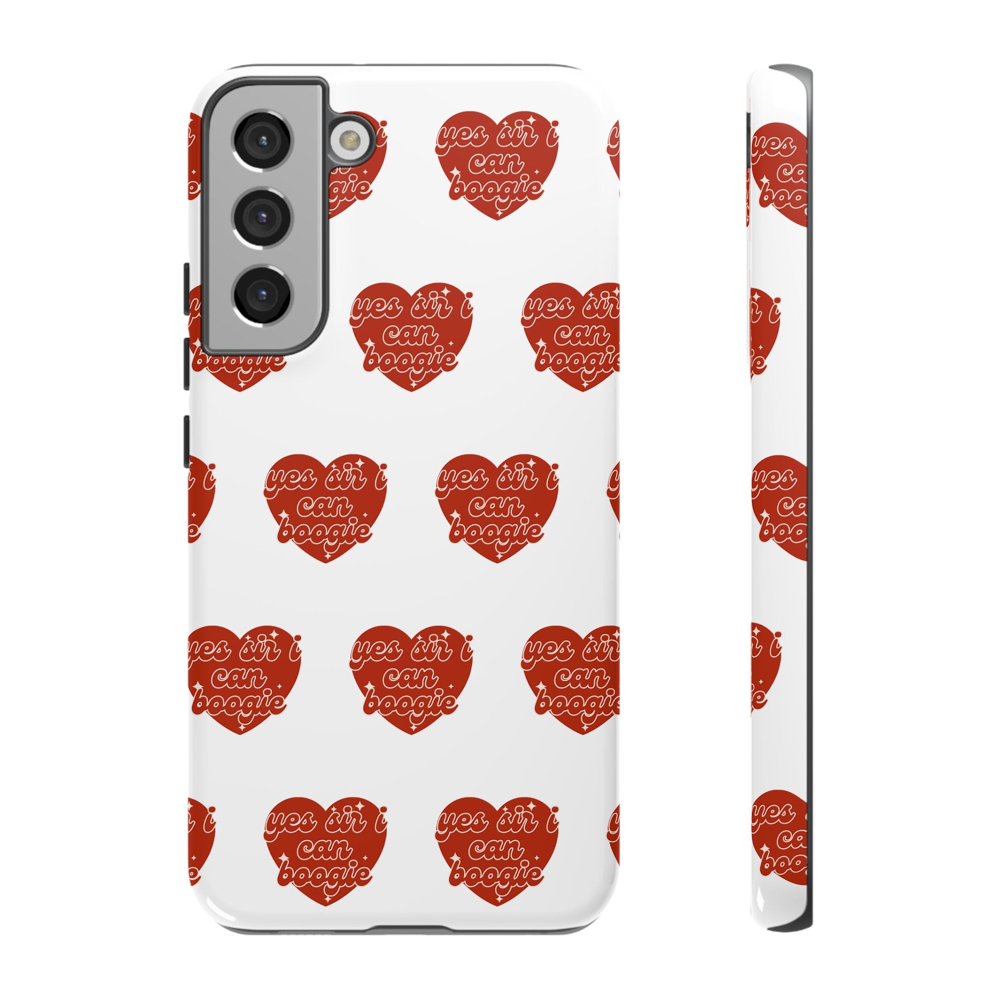 Yes Sir I Can Boogie heart pattern Phone Case | iPhone Samsung protective case