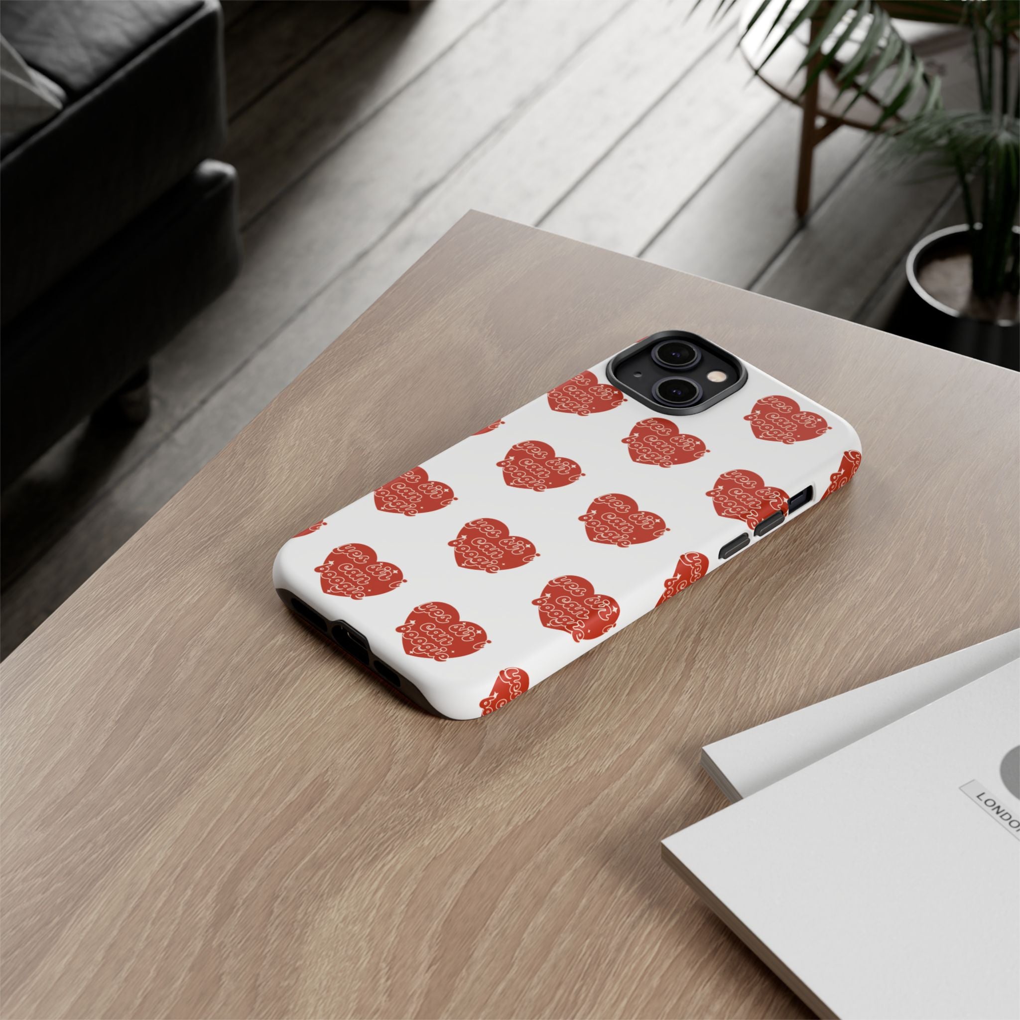 Yes Sir I Can Boogie heart pattern Phone Case | iPhone Samsung protective case