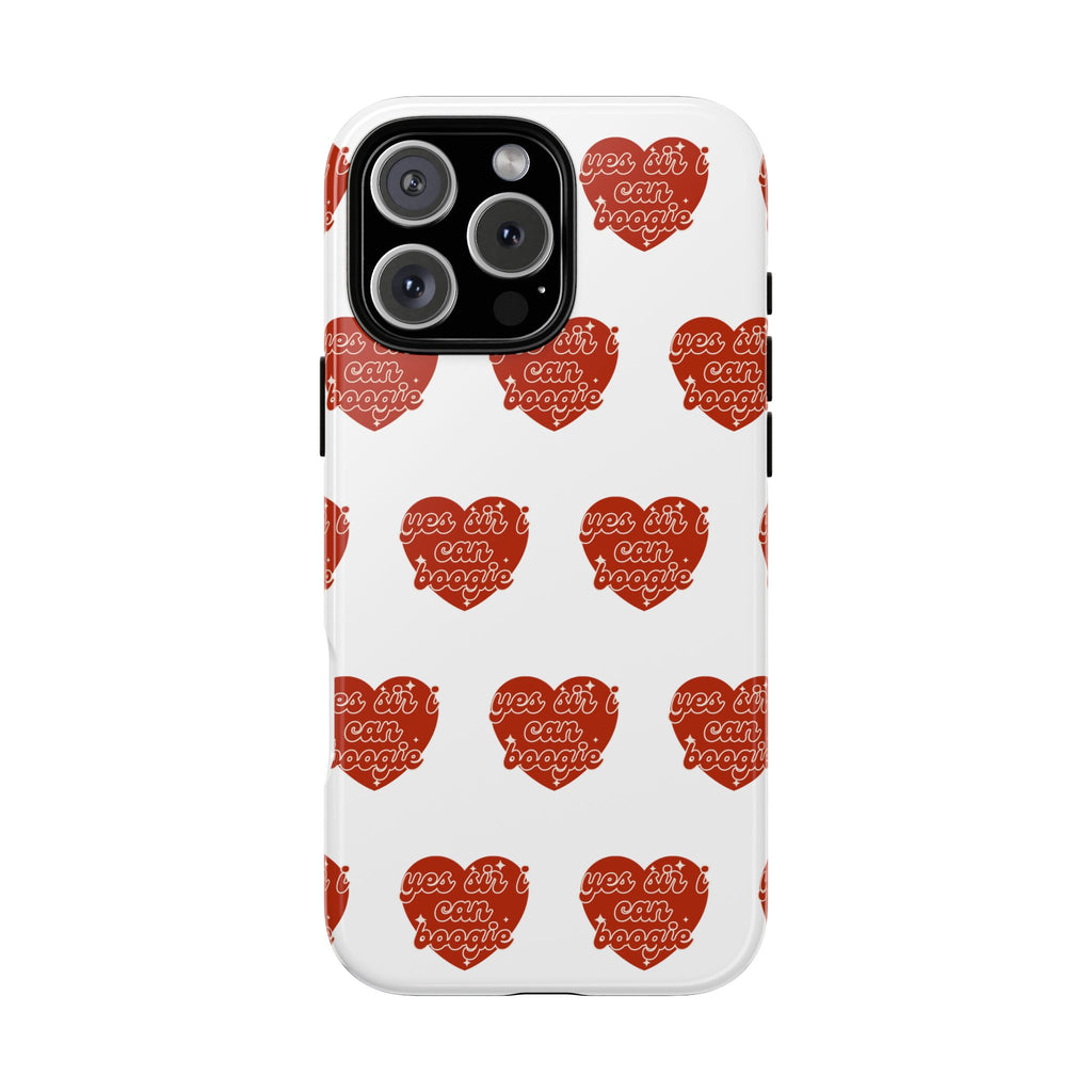 Yes Sir I Can Boogie heart pattern Phone Case | iPhone Samsung protective case