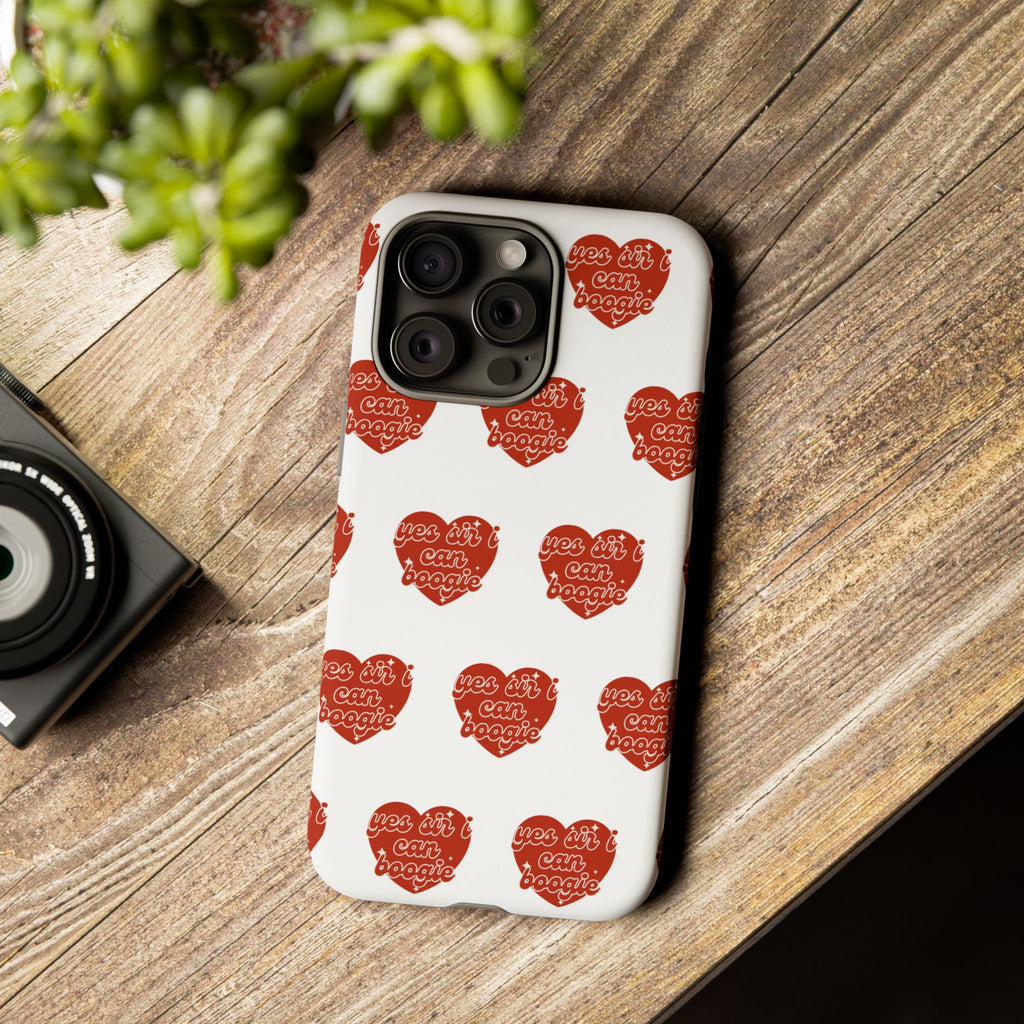 Yes Sir I Can Boogie heart pattern Phone Case | iPhone Samsung protective case