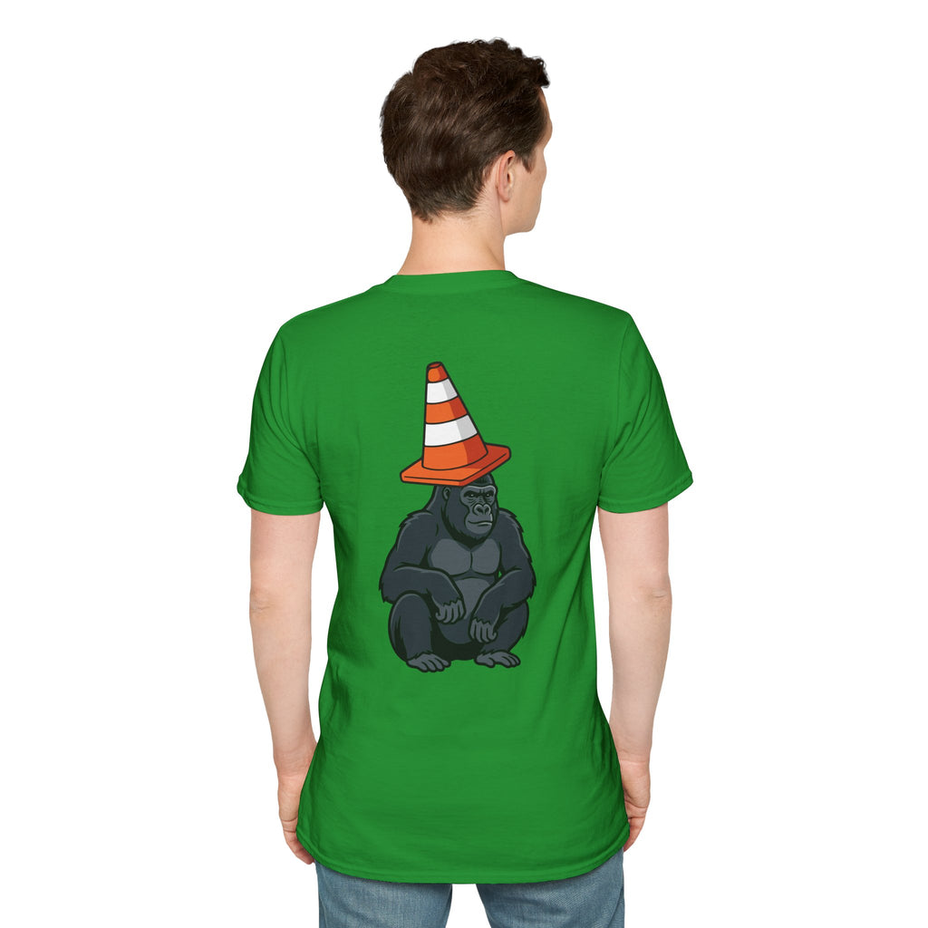 Copy of Boston Skyline Tee — Playful Traffic Cone Graphic (Boston & Scotland Fans)