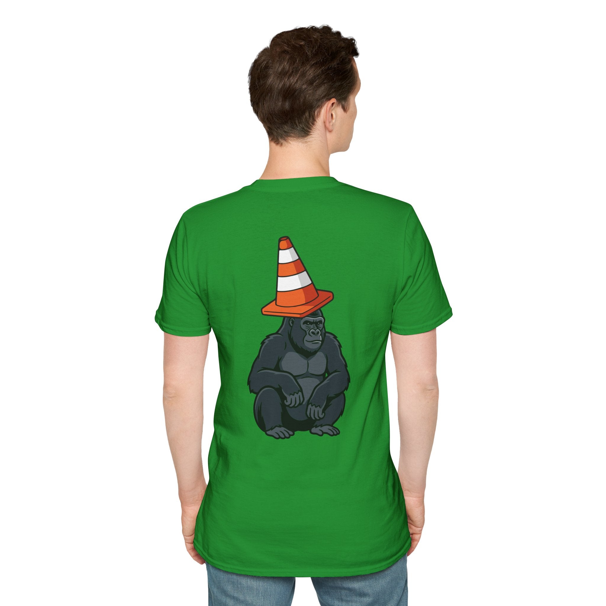 Copy of Boston Skyline Tee — Playful Traffic Cone Graphic (Boston & Scotland Fans)