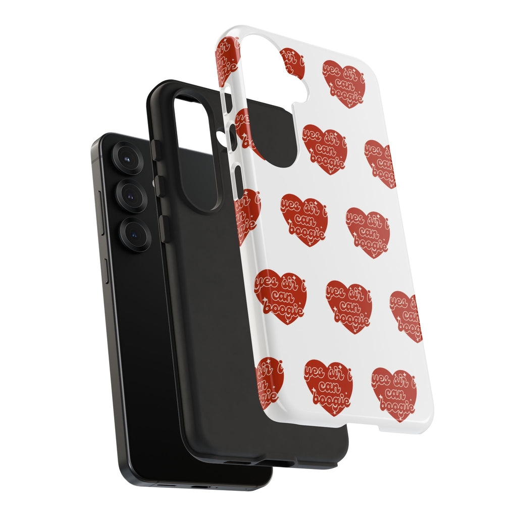 Yes Sir I Can Boogie heart pattern Phone Case | iPhone Samsung protective case