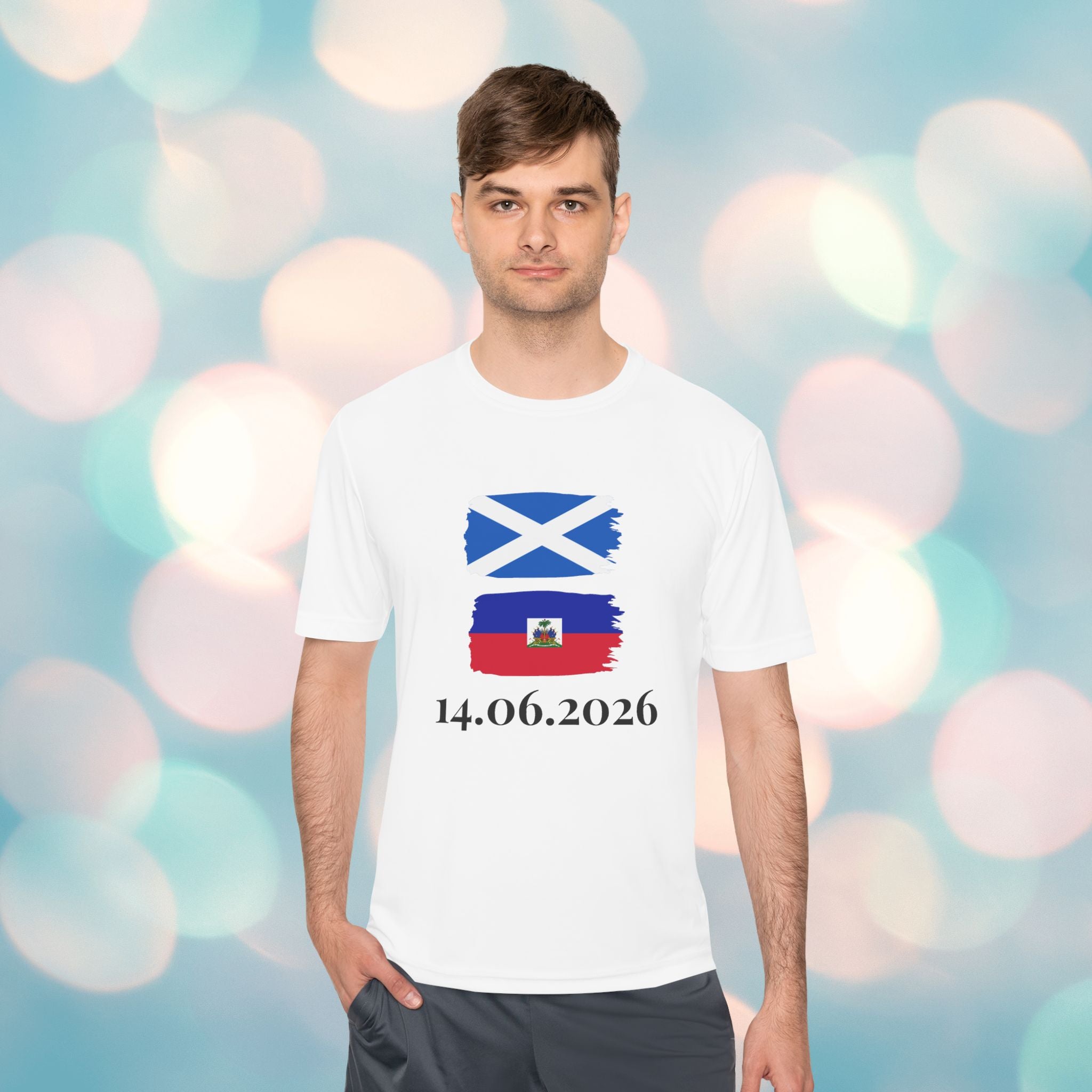 Scotland vs Haiti World Cup Tee — Match Date Comfy Soccer Shirt
