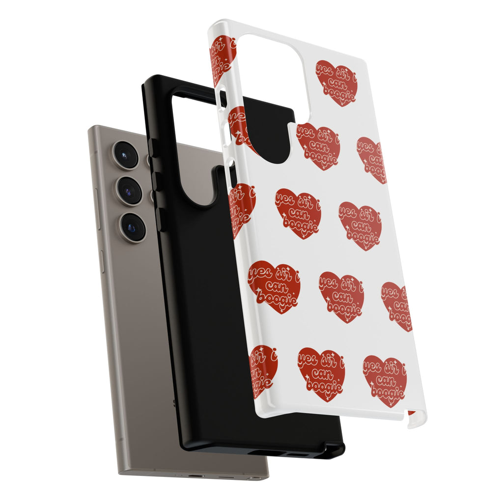Yes Sir I Can Boogie heart pattern Phone Case | iPhone Samsung protective case