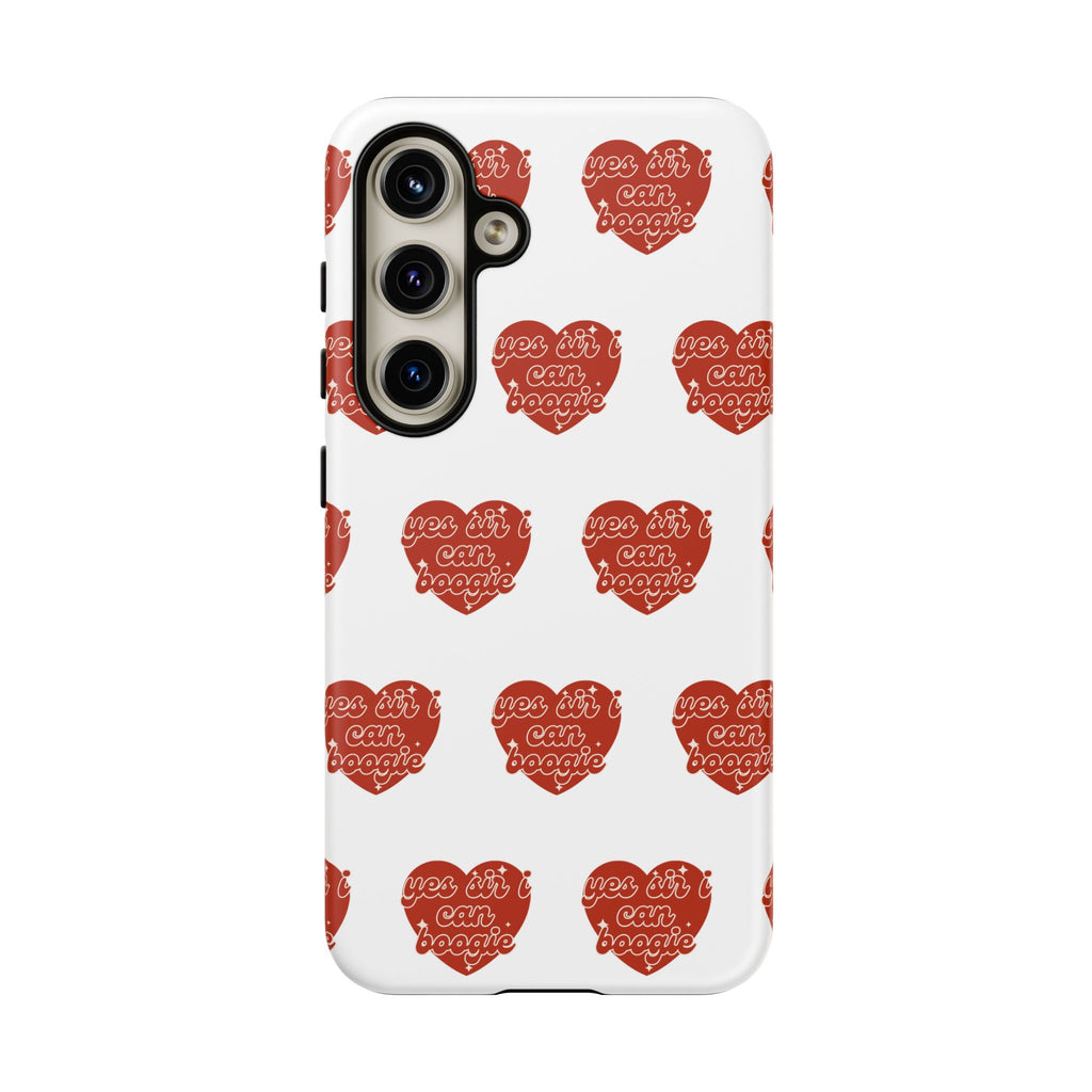 Yes Sir I Can Boogie heart pattern Phone Case | iPhone Samsung protective case