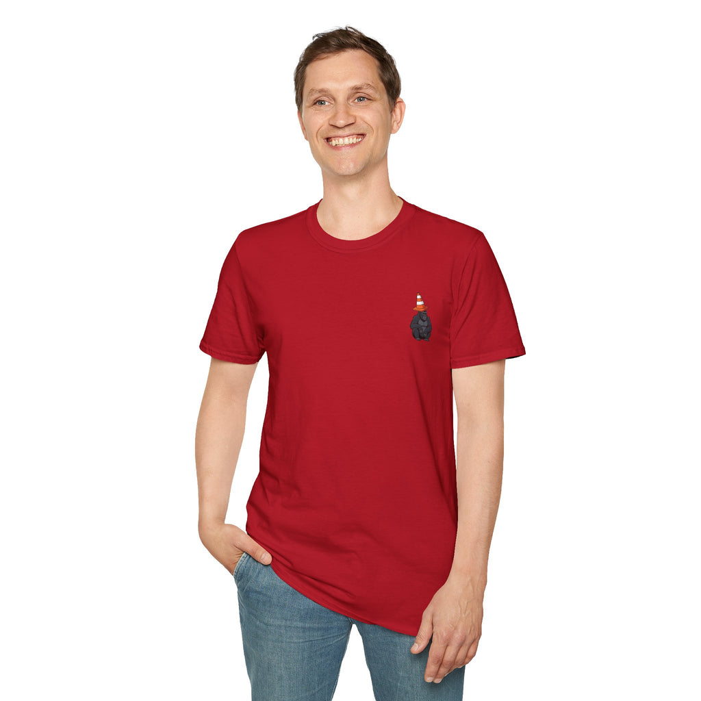 Copy of Boston Skyline Tee — Playful Traffic Cone Graphic (Boston & Scotland Fans)