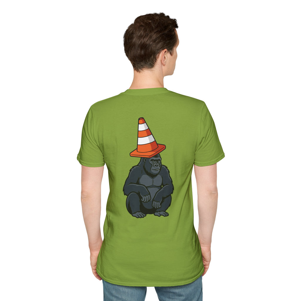 Copy of Boston Skyline Tee — Playful Traffic Cone Graphic (Boston & Scotland Fans)