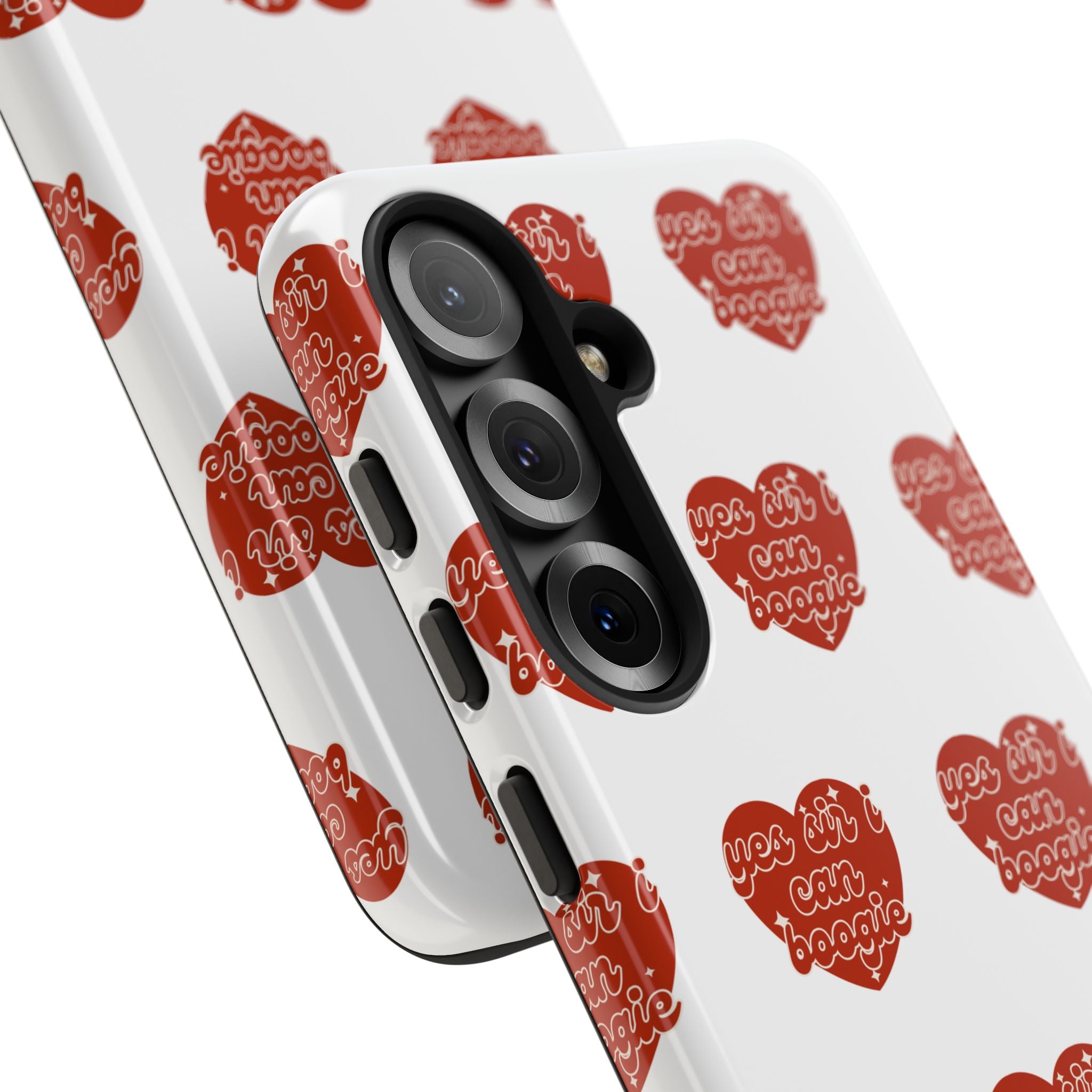 Yes Sir I Can Boogie heart pattern Phone Case | iPhone Samsung protective case