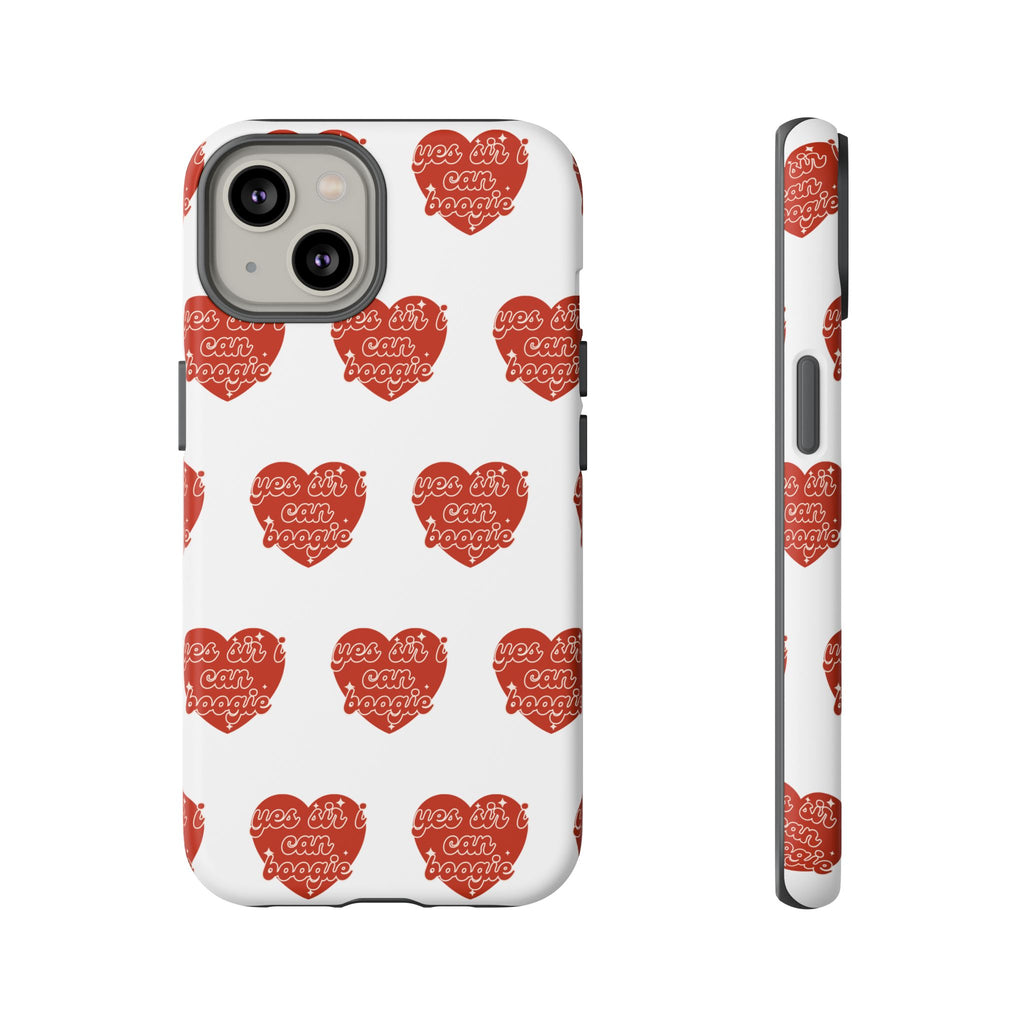 Yes Sir I Can Boogie heart pattern Phone Case | iPhone Samsung protective case