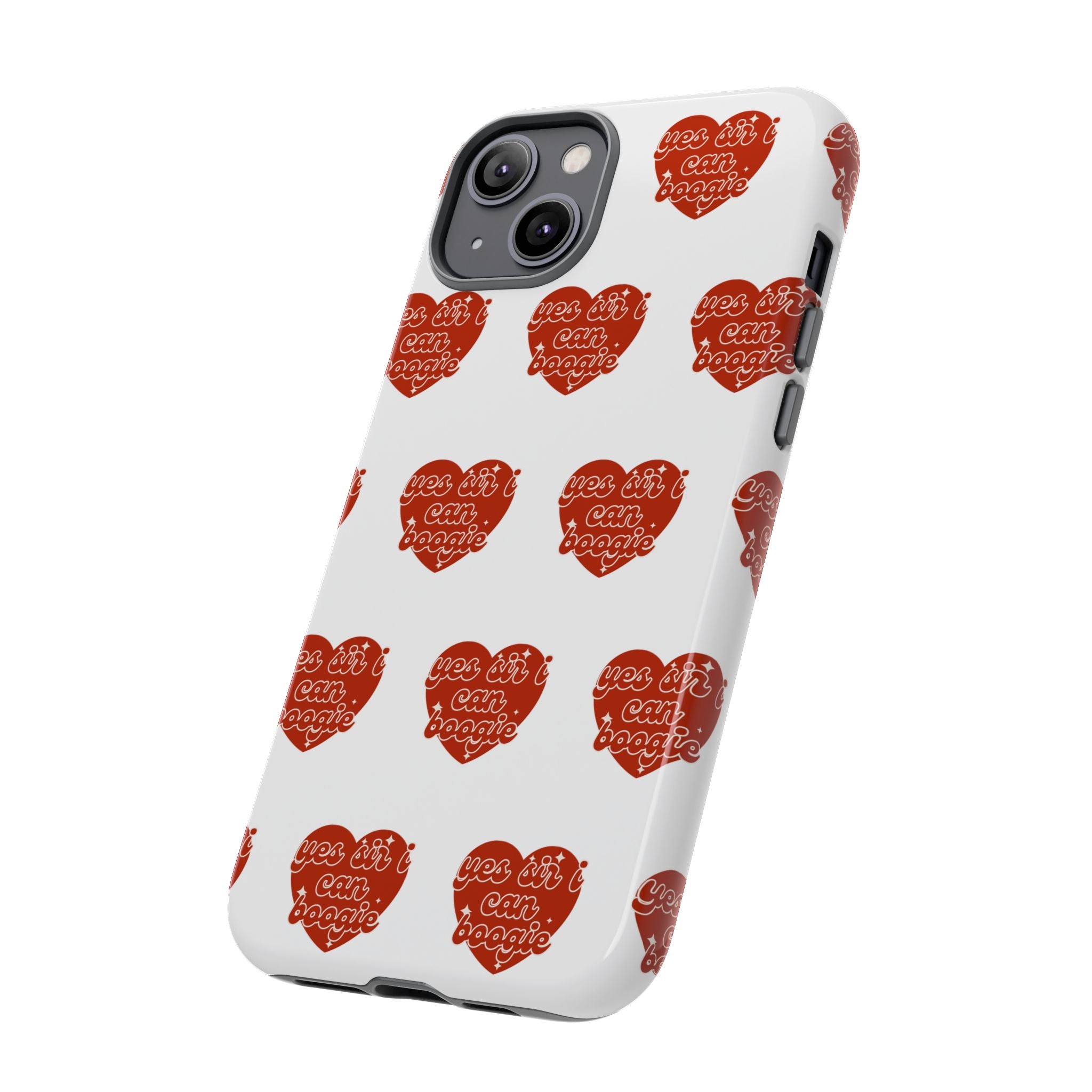 Yes Sir I Can Boogie heart pattern Phone Case | iPhone Samsung protective case