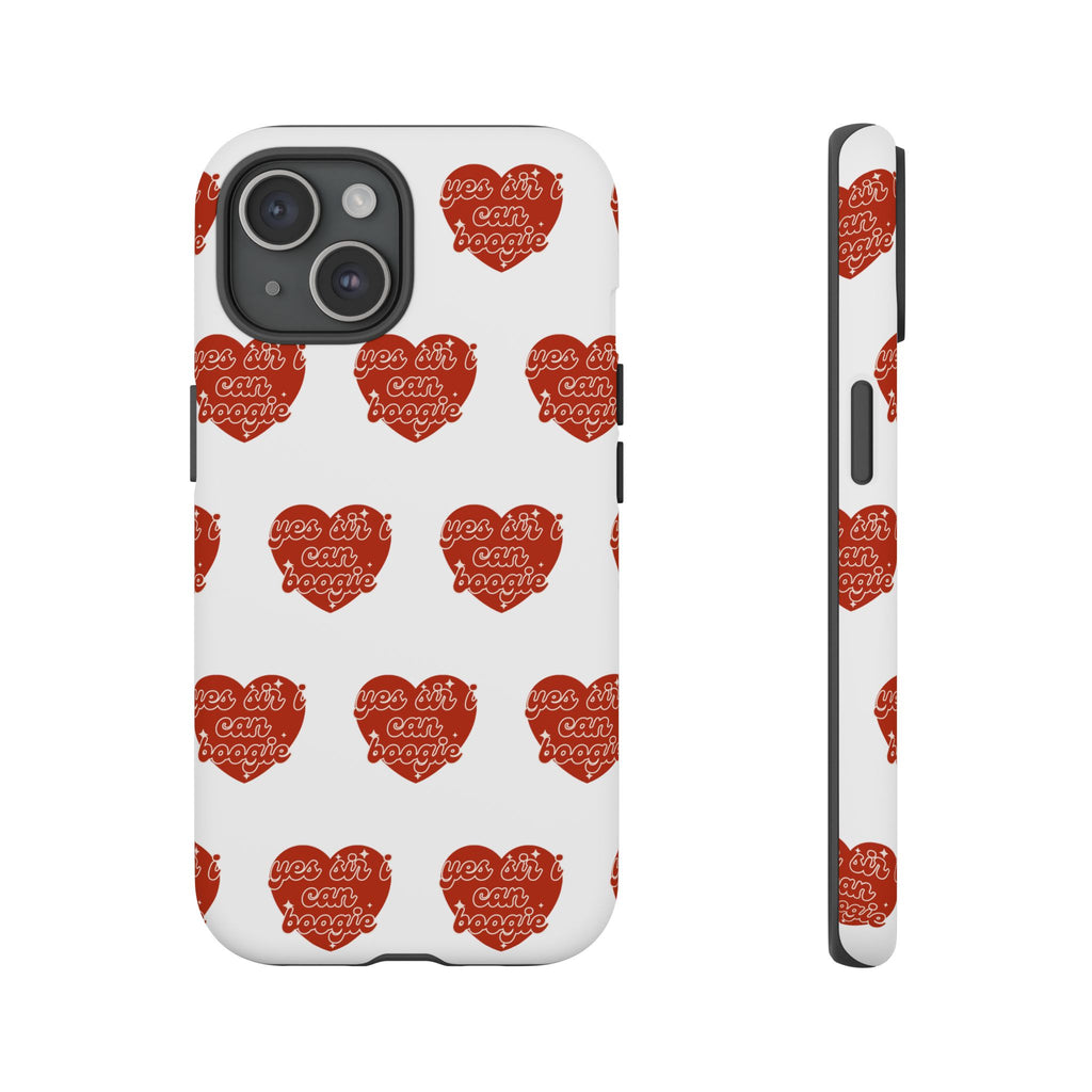 Yes Sir I Can Boogie heart pattern Phone Case | iPhone Samsung protective case