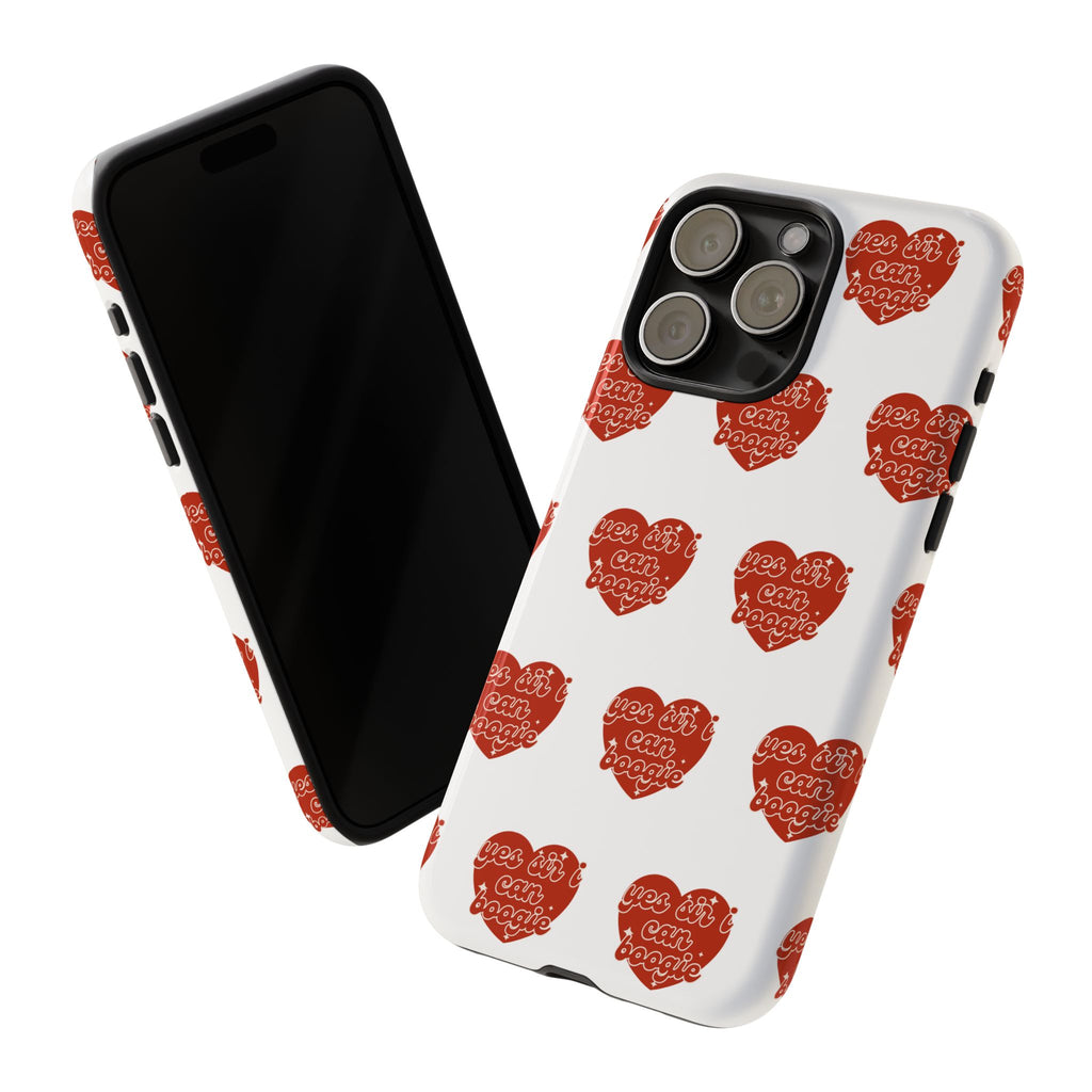Yes Sir I Can Boogie heart pattern Phone Case | iPhone Samsung protective case