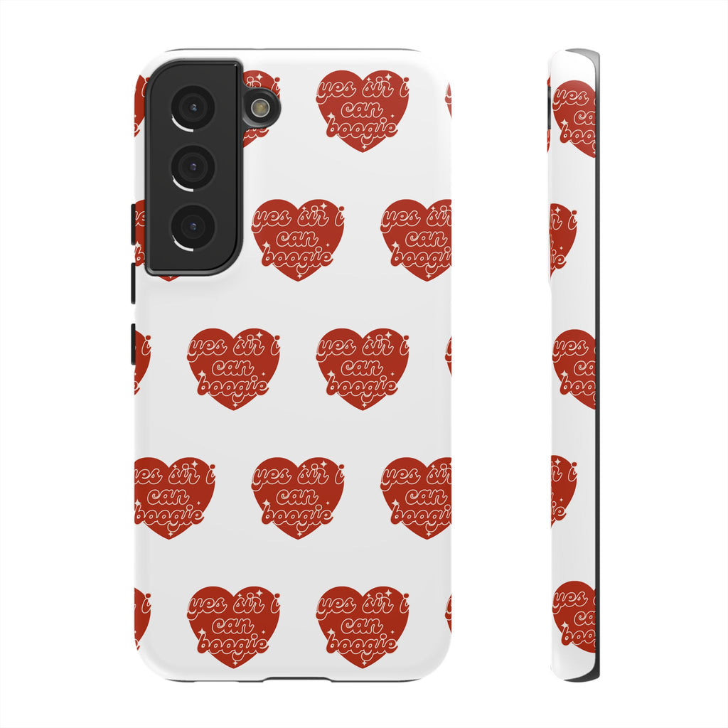 Yes Sir I Can Boogie heart pattern Phone Case | iPhone Samsung protective case