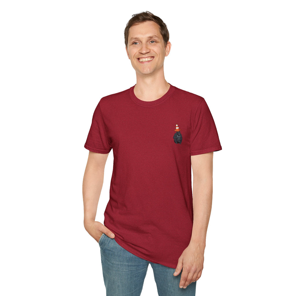 Copy of Boston Skyline Tee — Playful Traffic Cone Graphic (Boston & Scotland Fans)