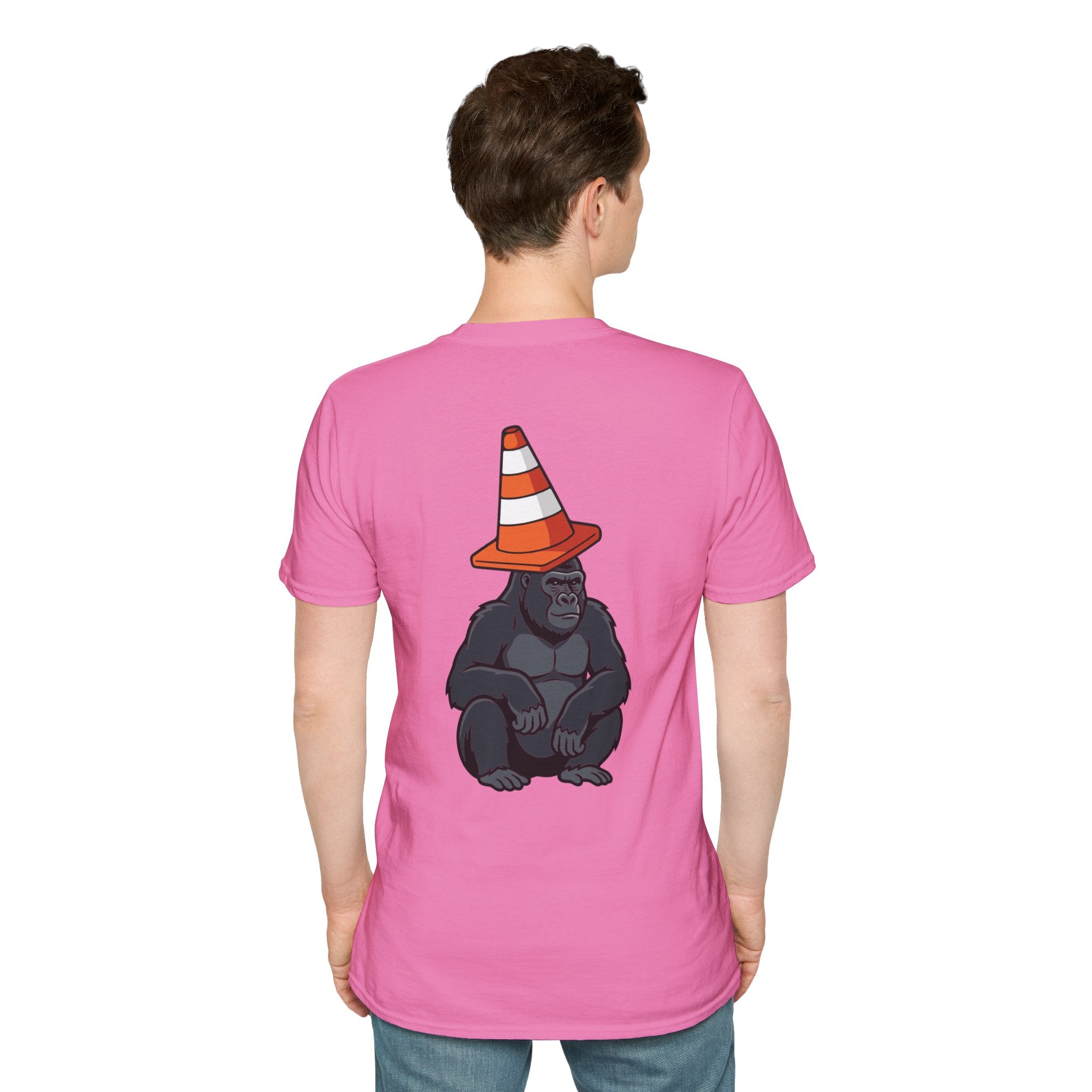 Copy of Boston Skyline Tee — Playful Traffic Cone Graphic (Boston & Scotland Fans)