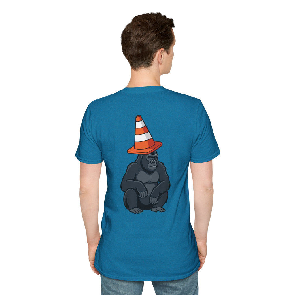 Copy of Boston Skyline Tee — Playful Traffic Cone Graphic (Boston & Scotland Fans)