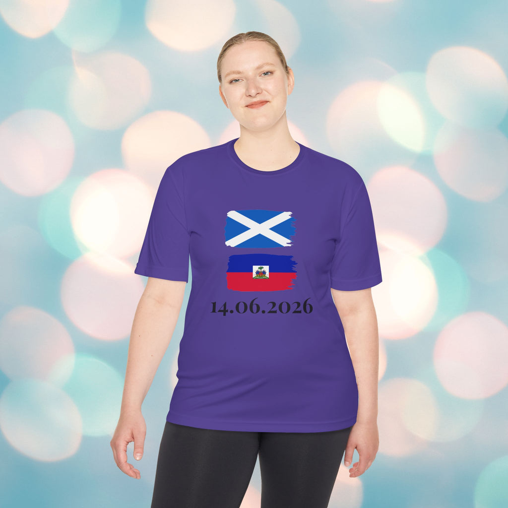 Scotland vs Haiti World Cup Tee — Match Date Comfy Soccer Shirt