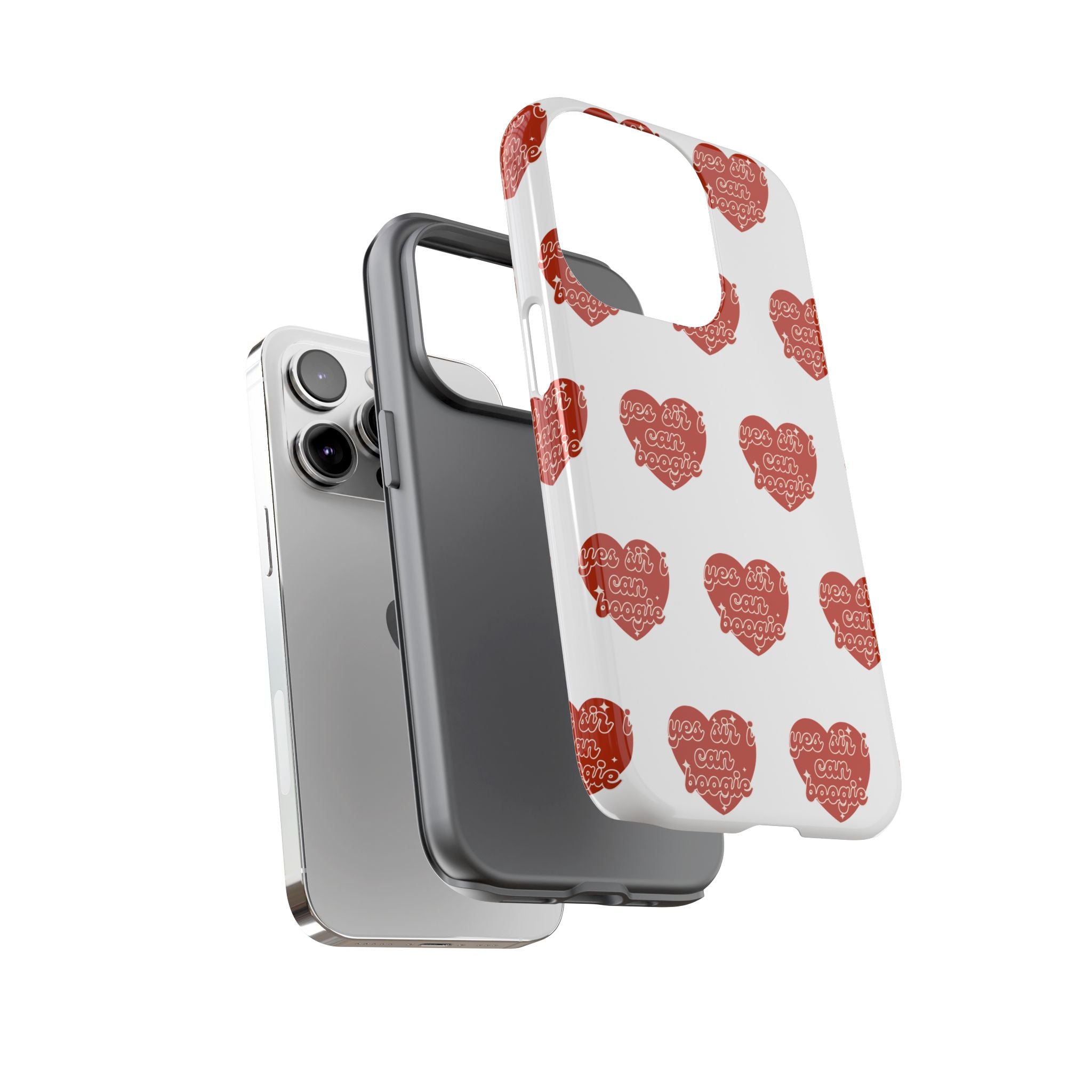 Yes Sir I Can Boogie heart pattern Phone Case | iPhone Samsung protective case