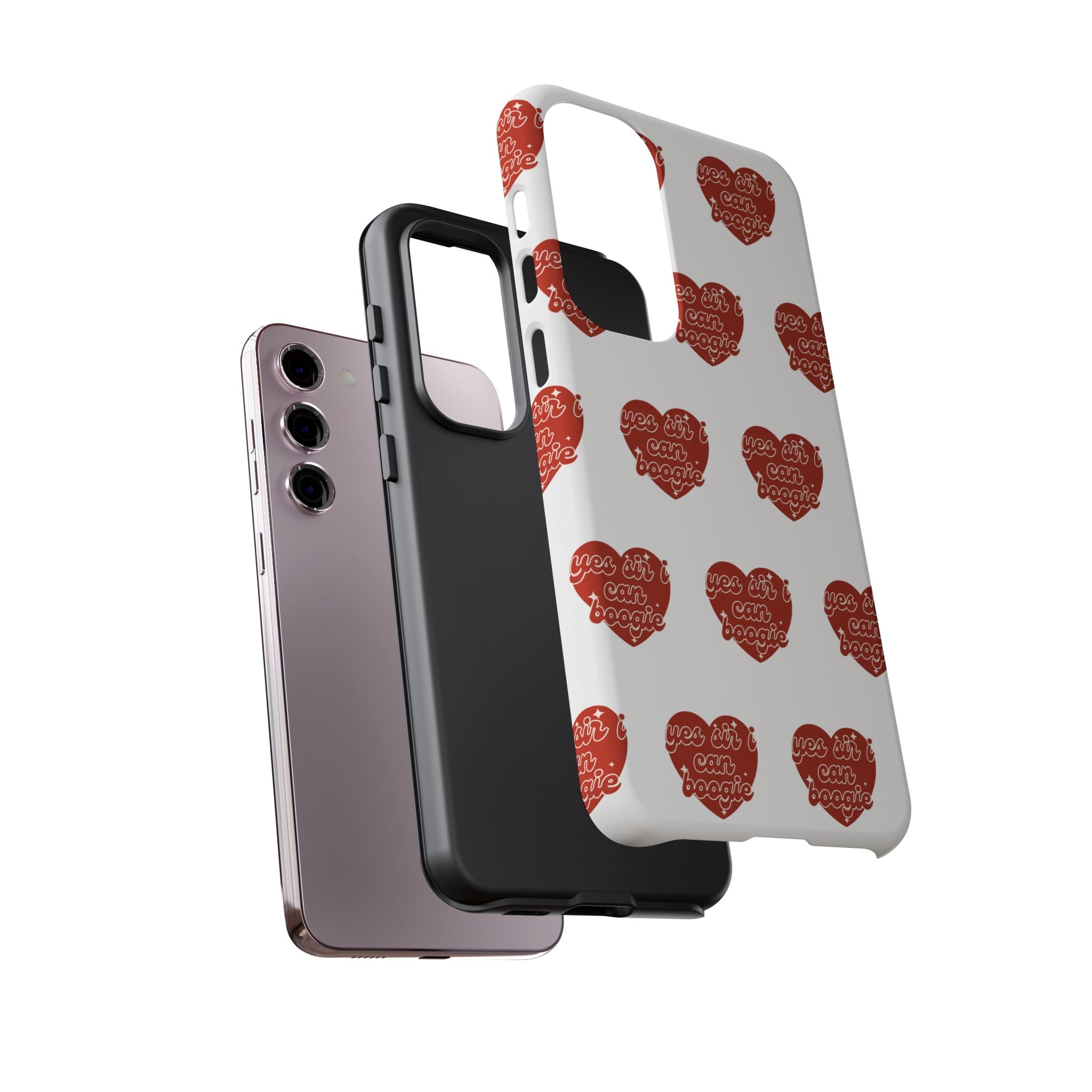 Yes Sir I Can Boogie heart pattern Phone Case | iPhone Samsung protective case
