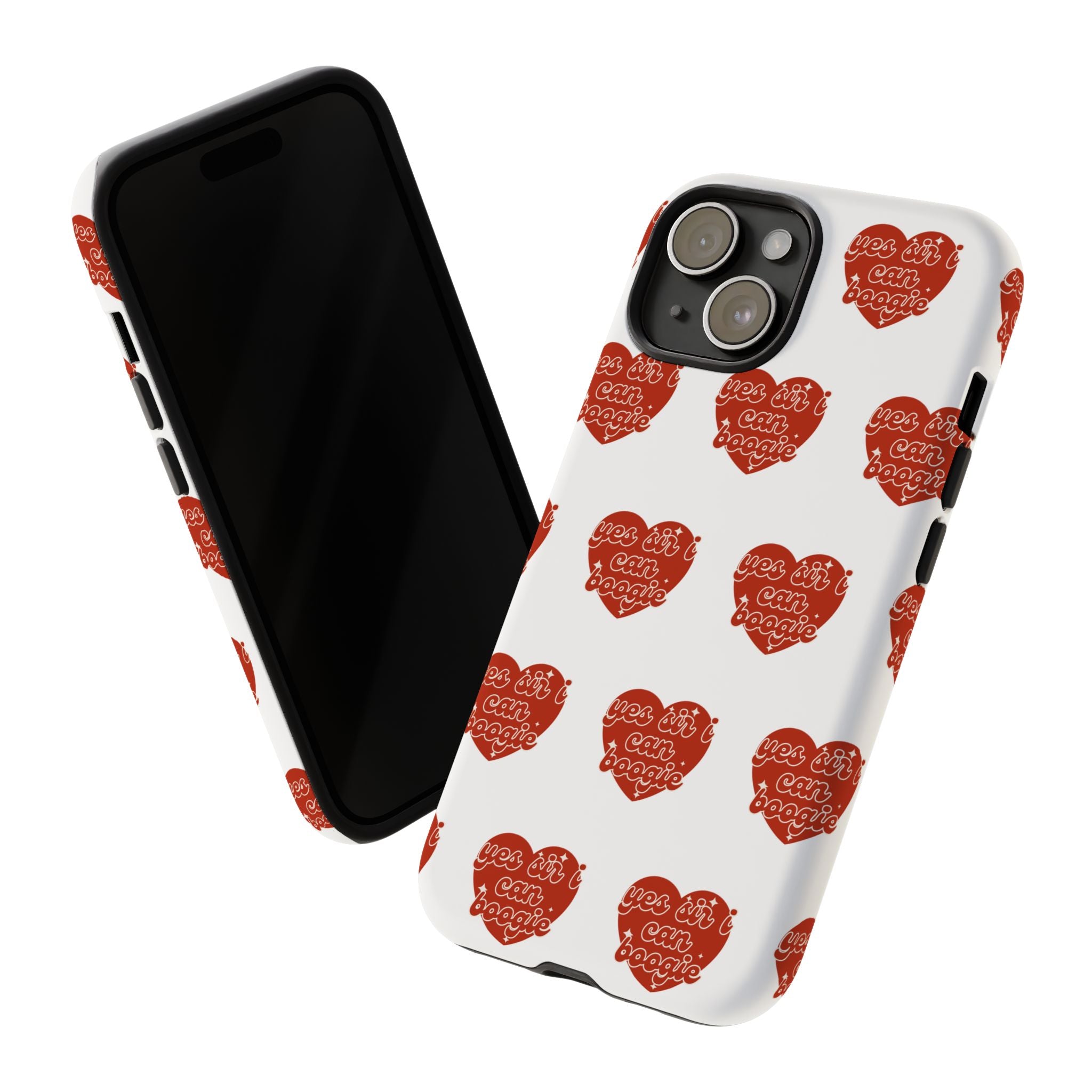 Yes Sir I Can Boogie heart pattern Phone Case | iPhone Samsung protective case