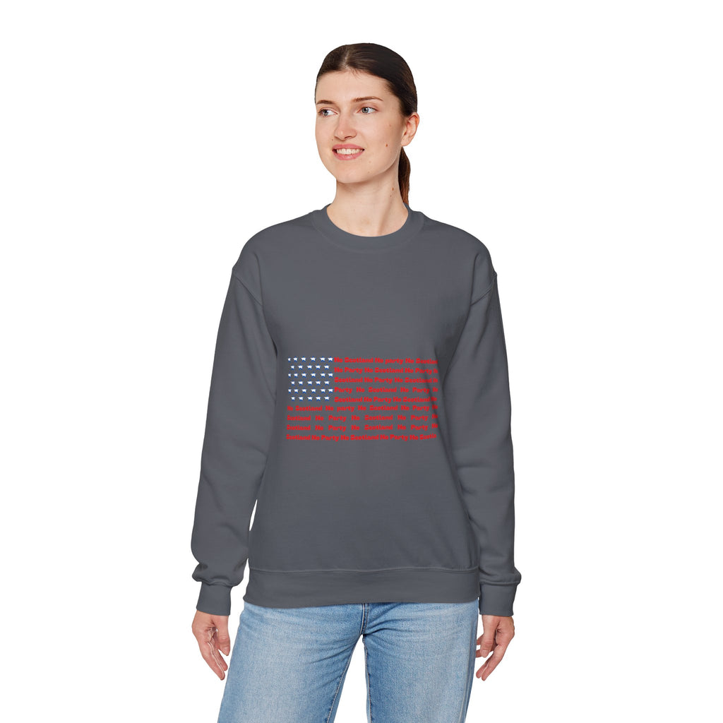 Scottish Football Saltires American Flag Crewneck Sweatshirt — Song Lyric Design