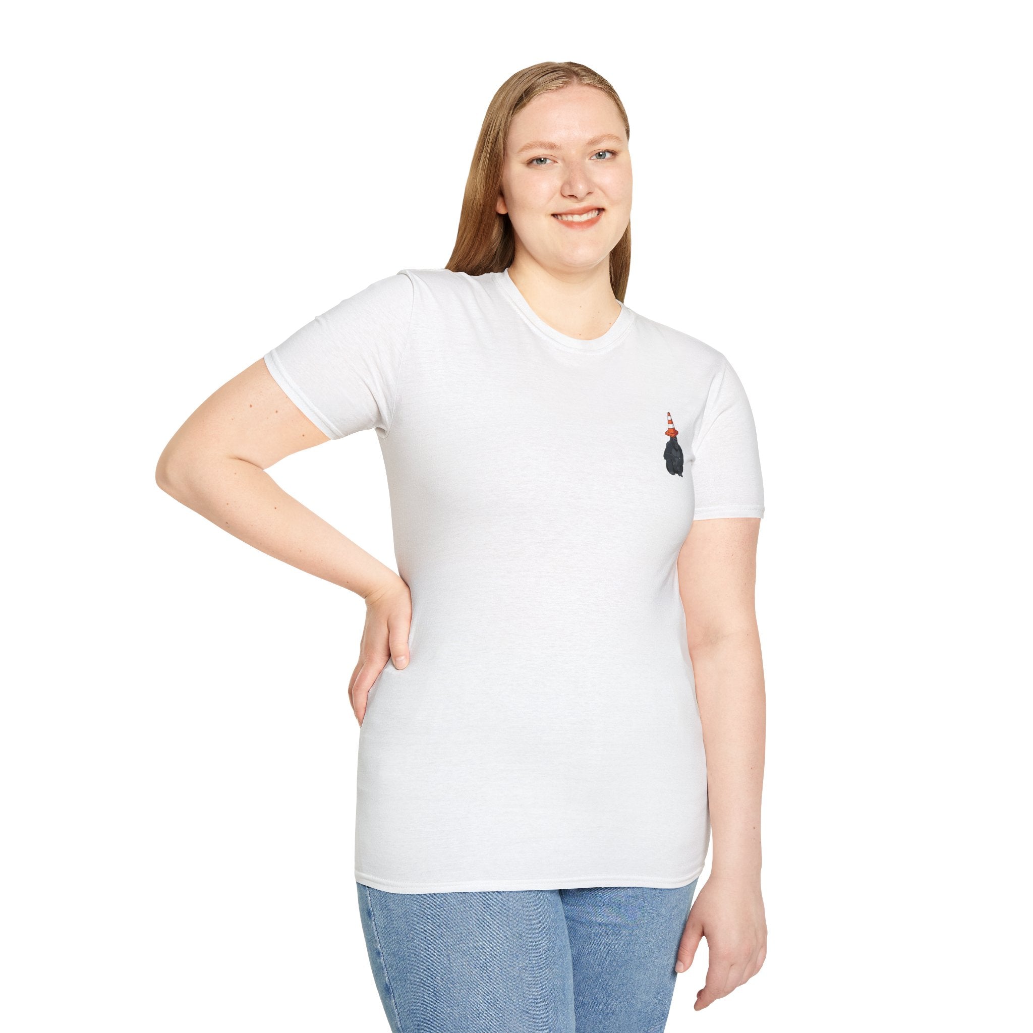Copy of Boston Skyline Tee — Playful Traffic Cone Graphic (Boston & Scotland Fans)