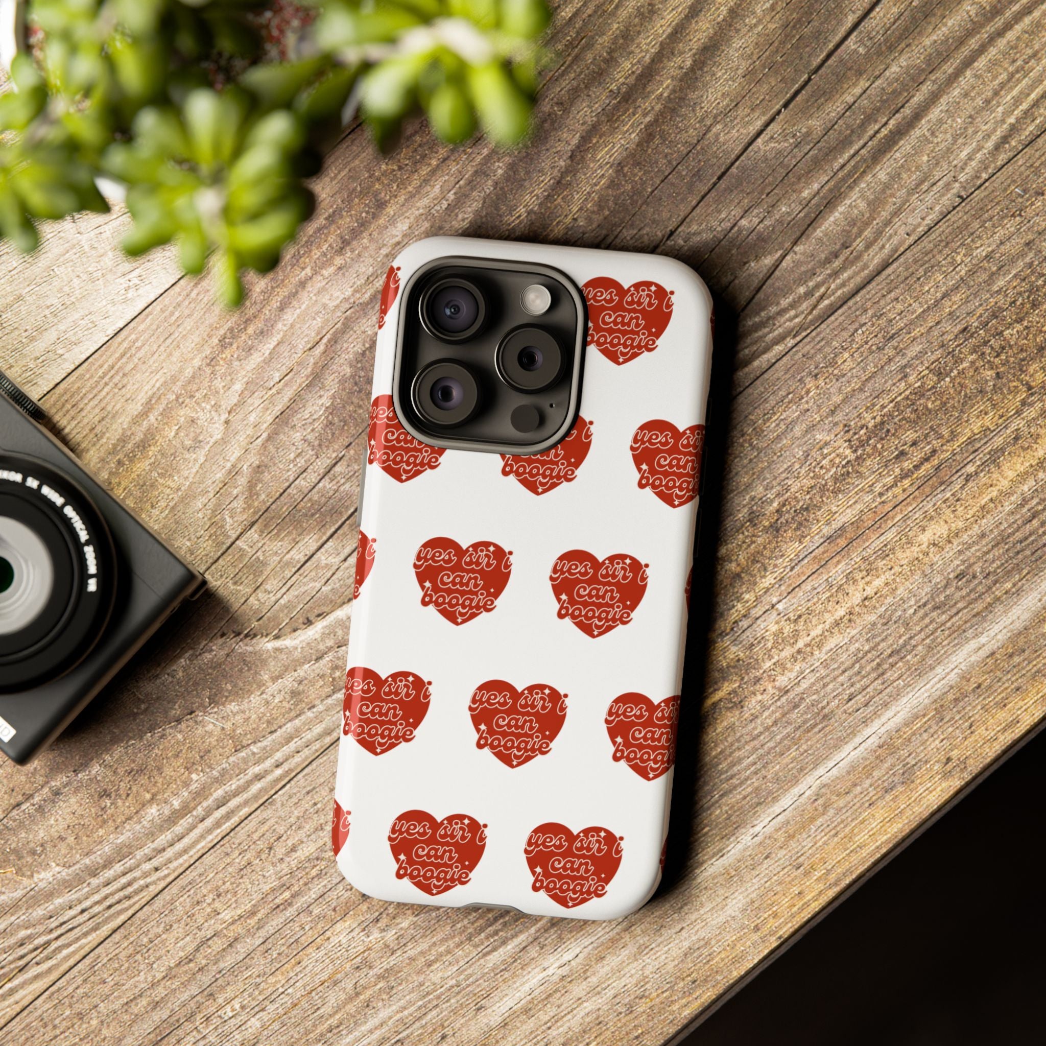 Yes Sir I Can Boogie heart pattern Phone Case | iPhone Samsung protective case