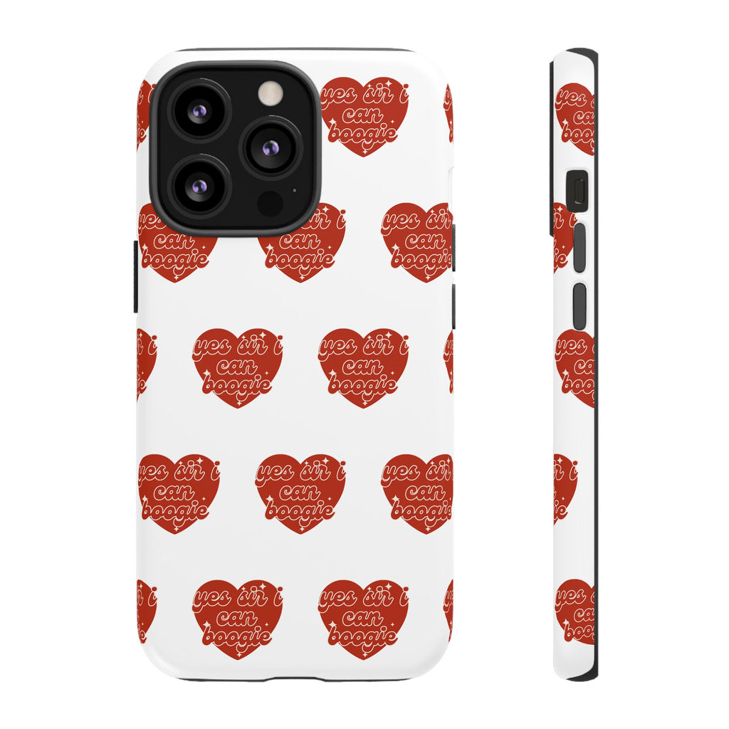 Yes Sir I Can Boogie heart pattern Phone Case | iPhone Samsung protective case