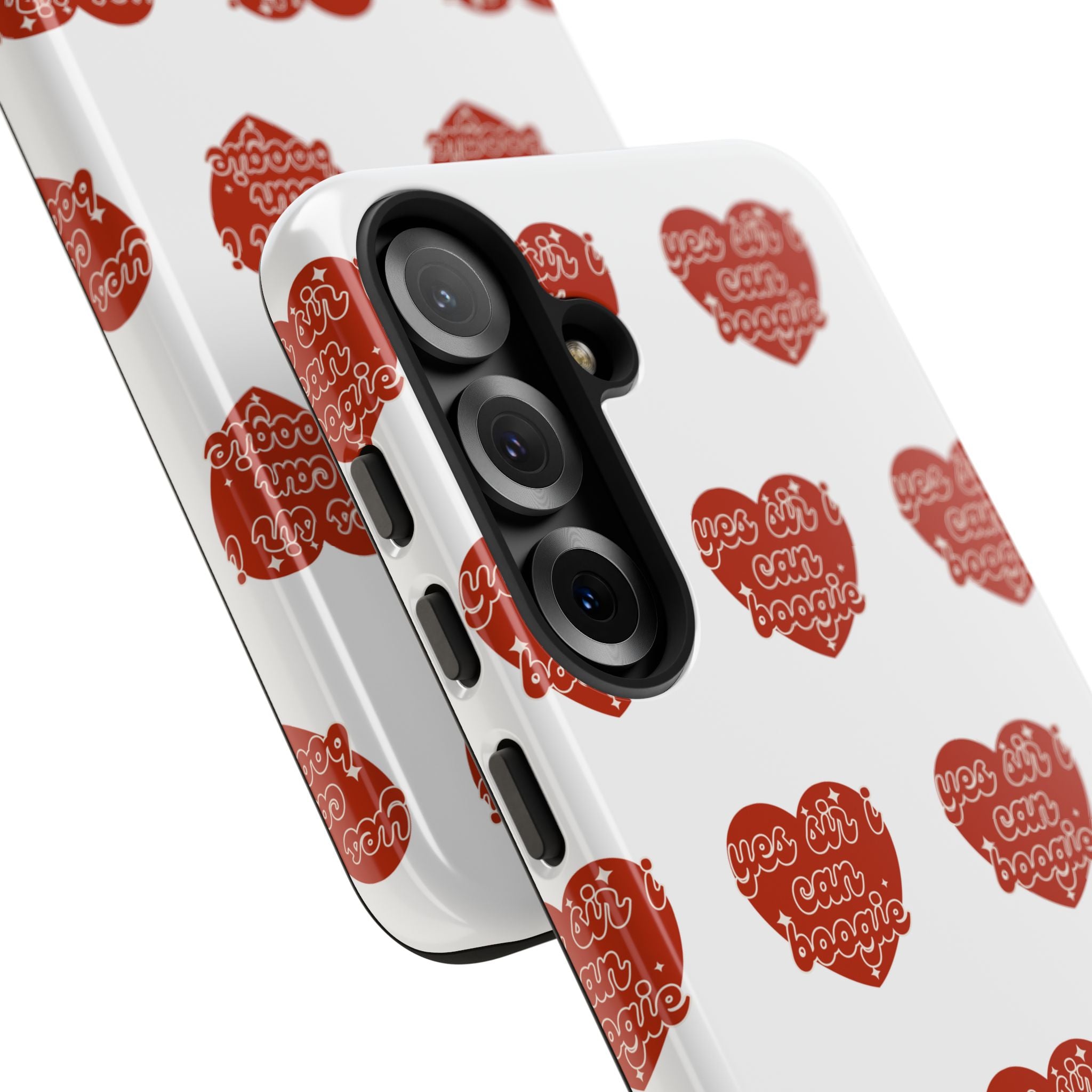 Yes Sir I Can Boogie heart pattern Phone Case | iPhone Samsung protective case