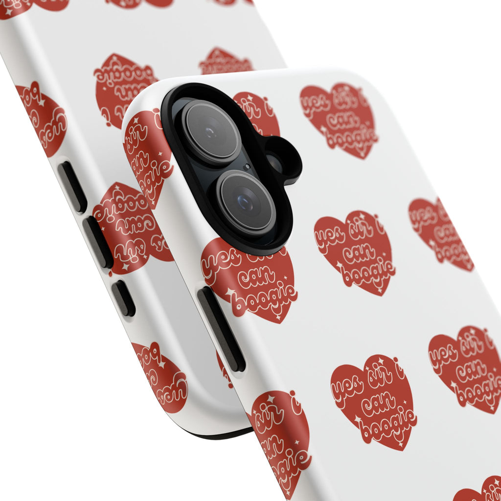 Yes Sir I Can Boogie heart pattern Phone Case | iPhone Samsung protective case