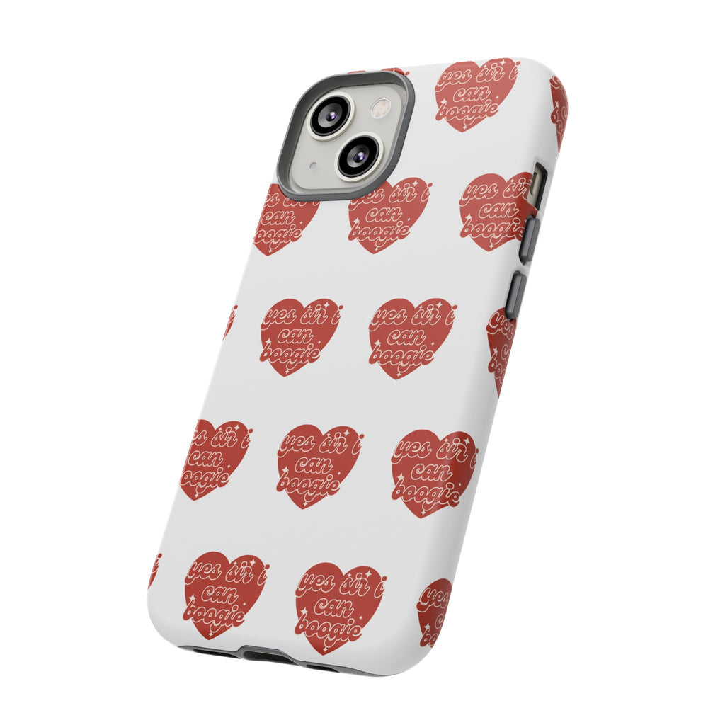 Yes Sir I Can Boogie heart pattern Phone Case | iPhone Samsung protective case