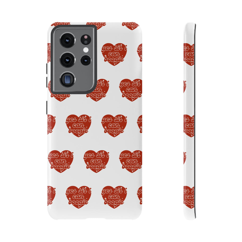 Yes Sir I Can Boogie heart pattern Phone Case | iPhone Samsung protective case