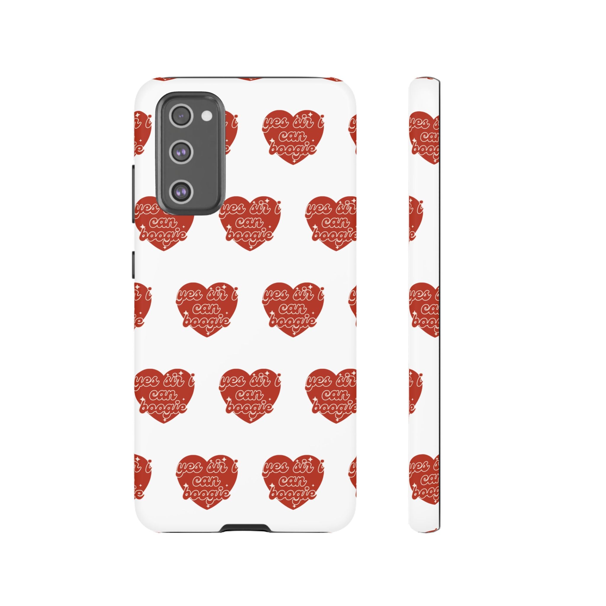 Yes Sir I Can Boogie heart pattern Phone Case | iPhone Samsung protective case