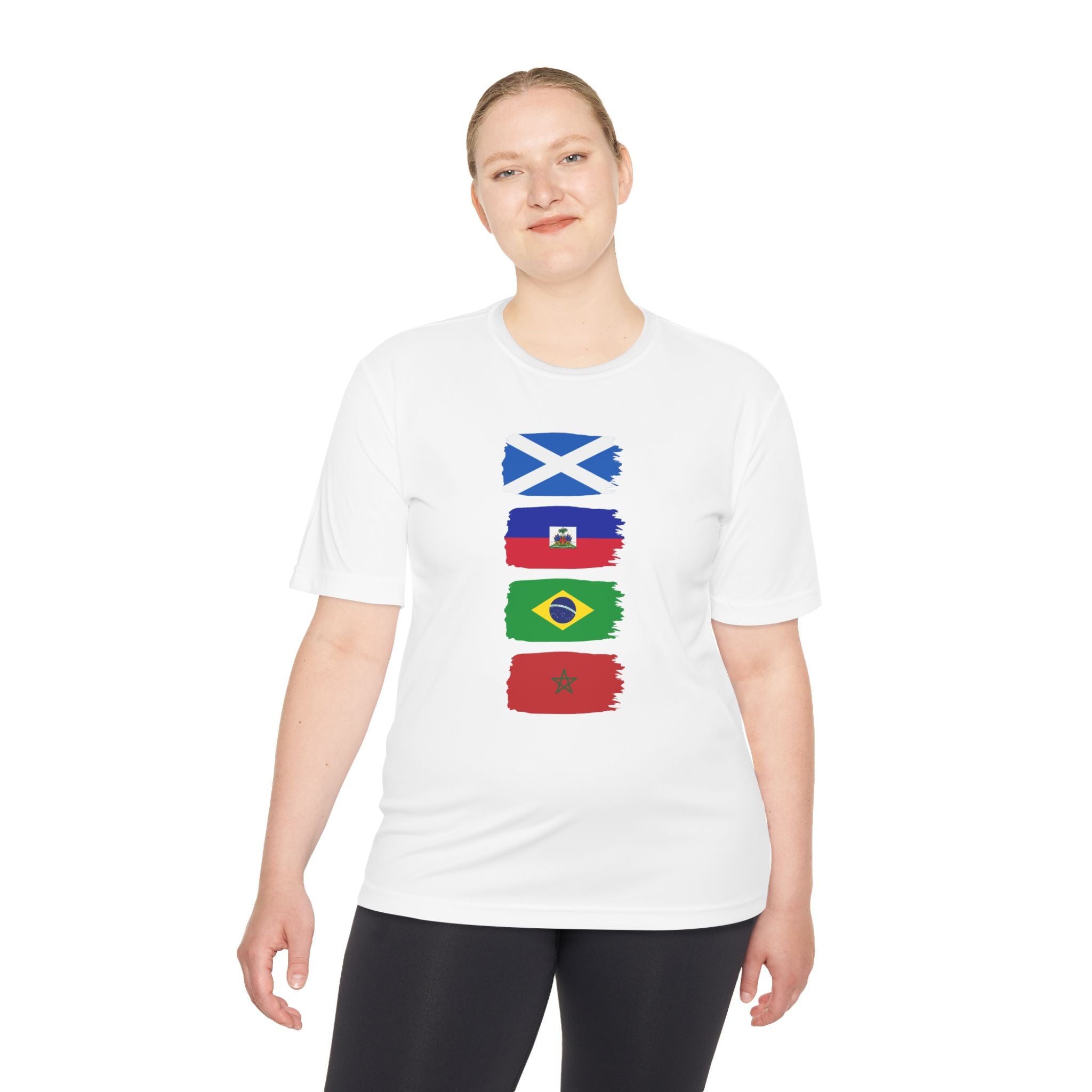 Scotland World Cup Group Flags Tee — Four Nations Soccer T‑Shirt