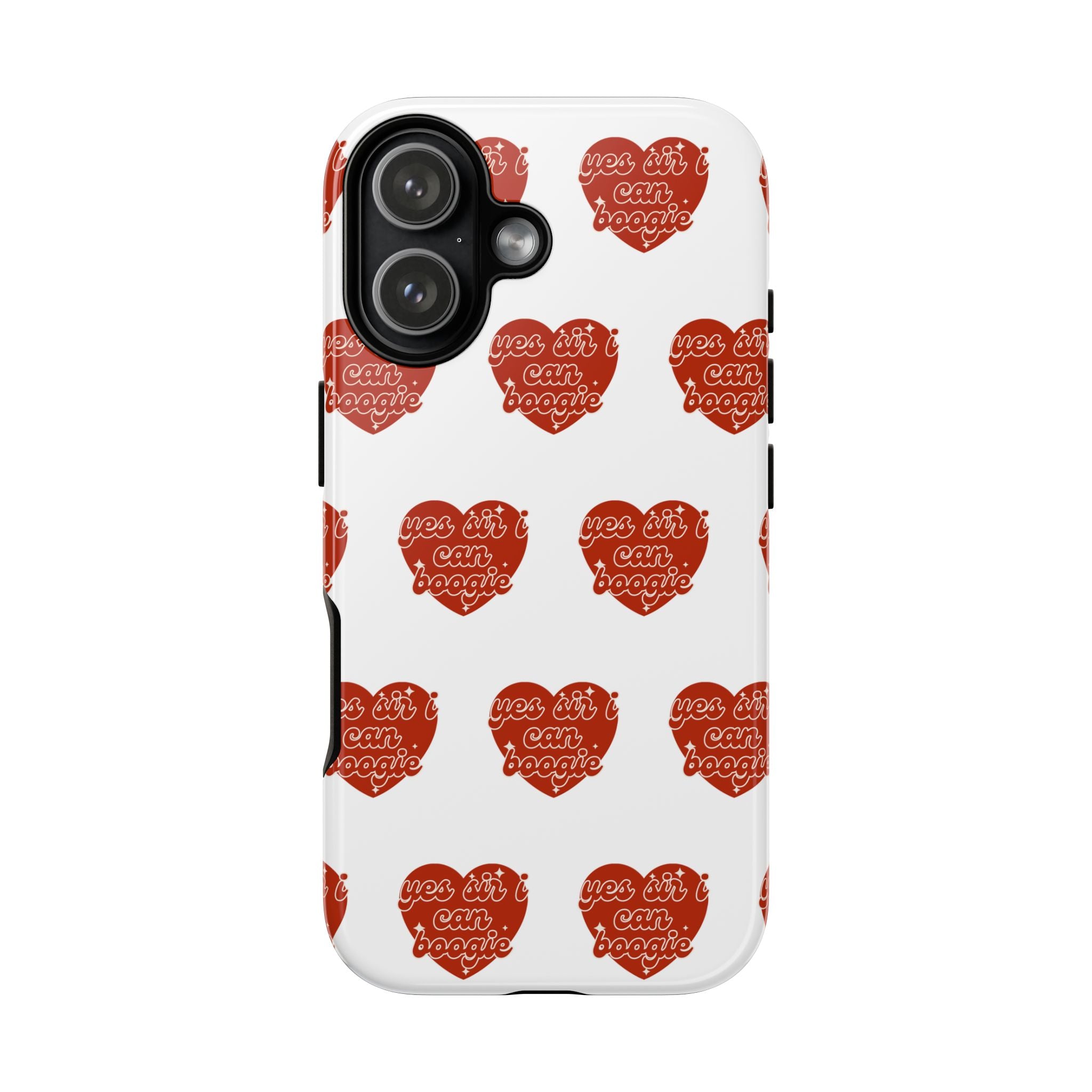 Yes Sir I Can Boogie heart pattern Phone Case | iPhone Samsung protective case