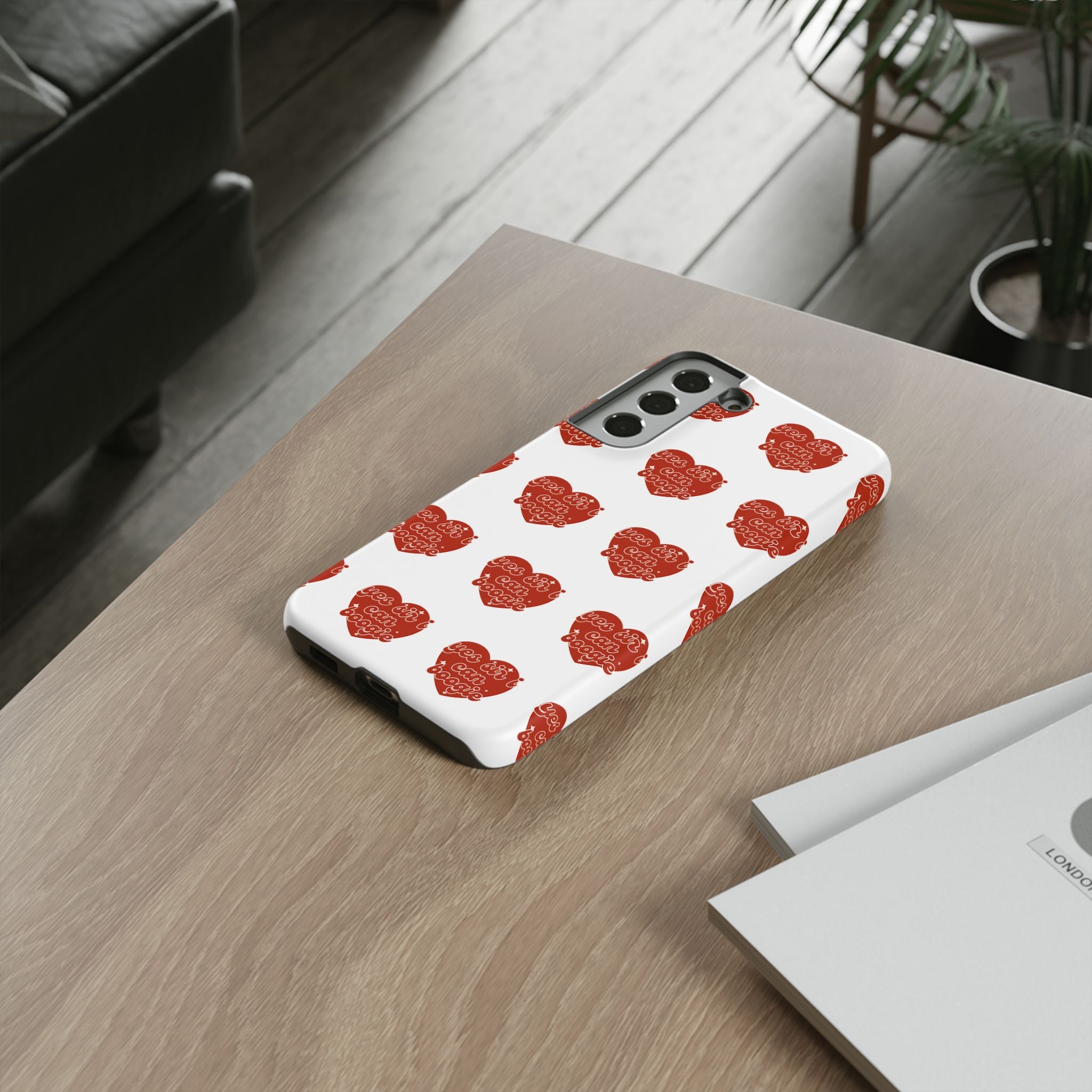 Yes Sir I Can Boogie heart pattern Phone Case | iPhone Samsung protective case